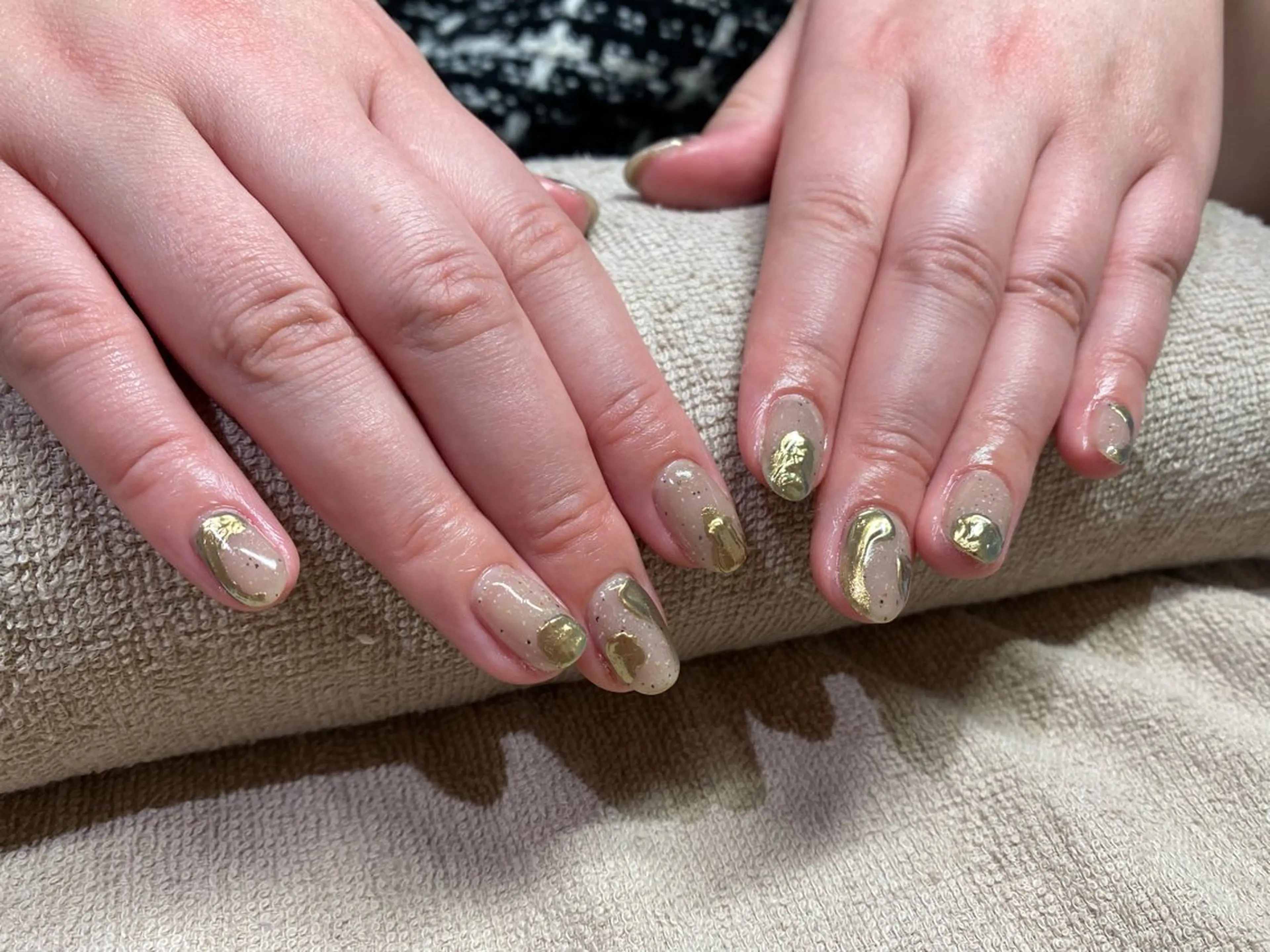 ネイル アートネイル フットネイル グラデーション ラメ(グリッター) ラメグラデーション nail今村 澪奈のネイルデザイン