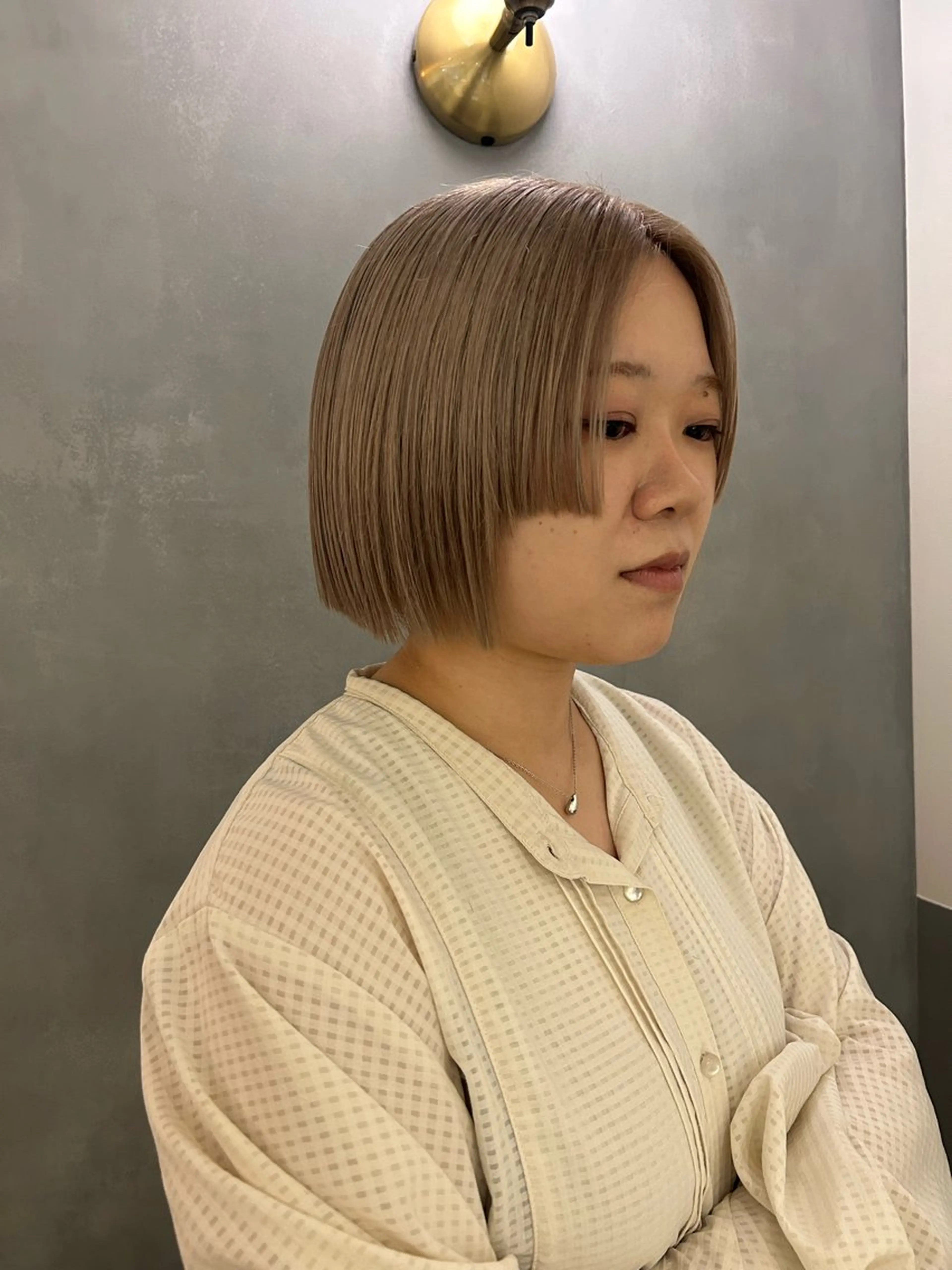 ショート カラー カット ヘアカラー トリートメント 🦖ミニボブ/ボブ /MOEKA🦕のヘアスタイル