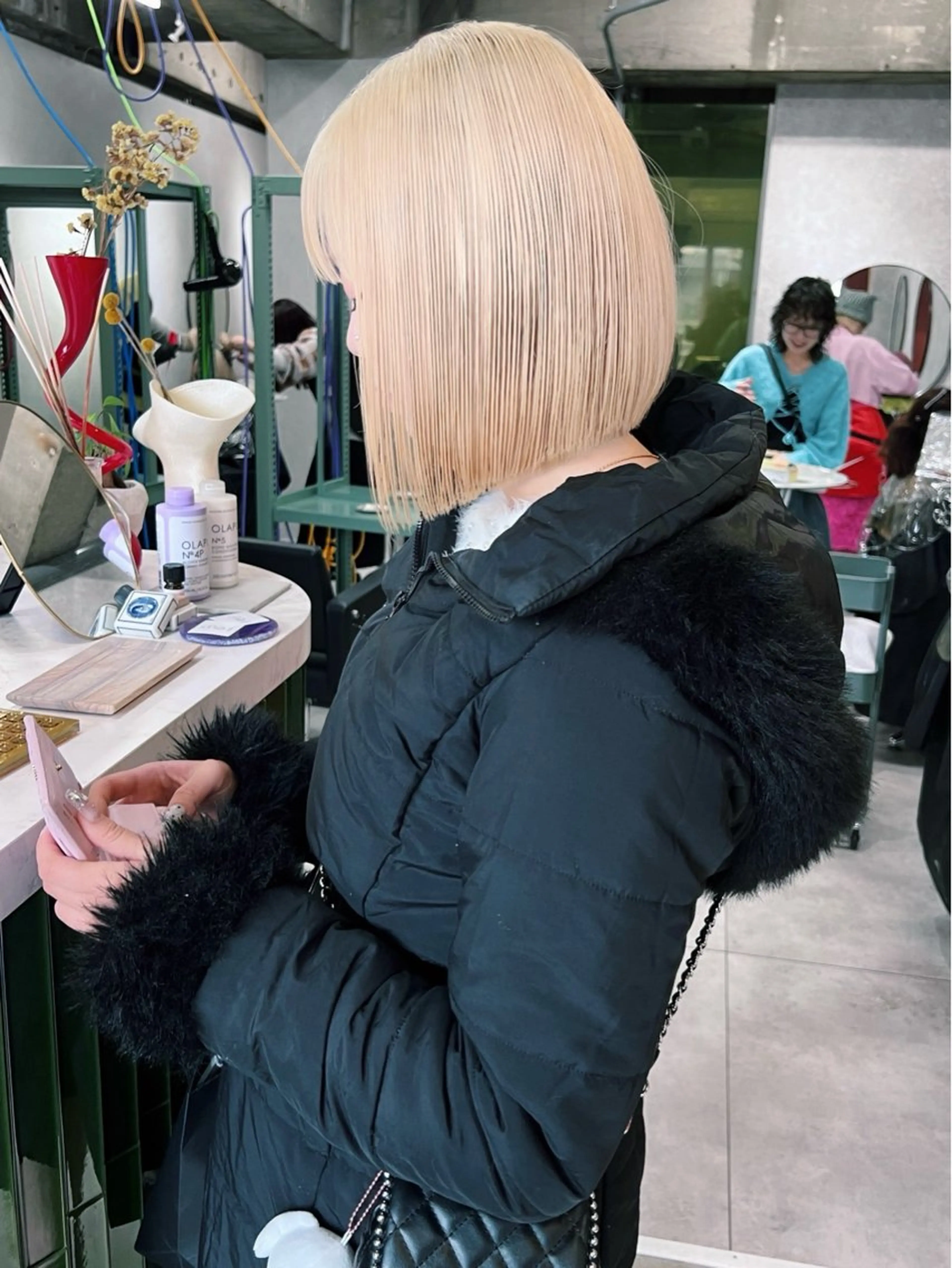 ミディアム カラー 🧡色落ちまで2度綺 麗なカラー🧡ヨシキのヘアスタイル