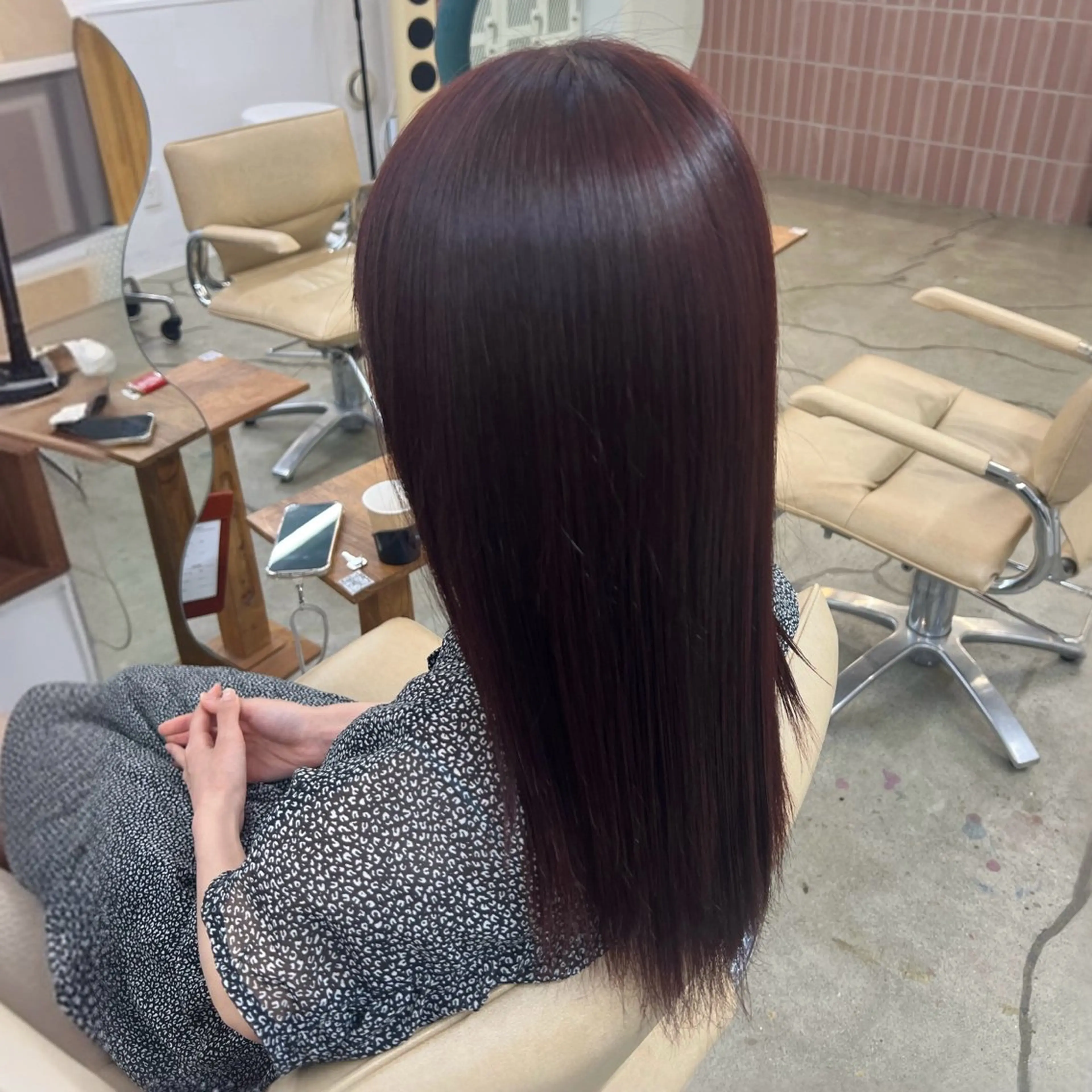 セミロング ヘアカラー トリートメント 艶ハイトーン/ 颯一朗のヘアスタイル