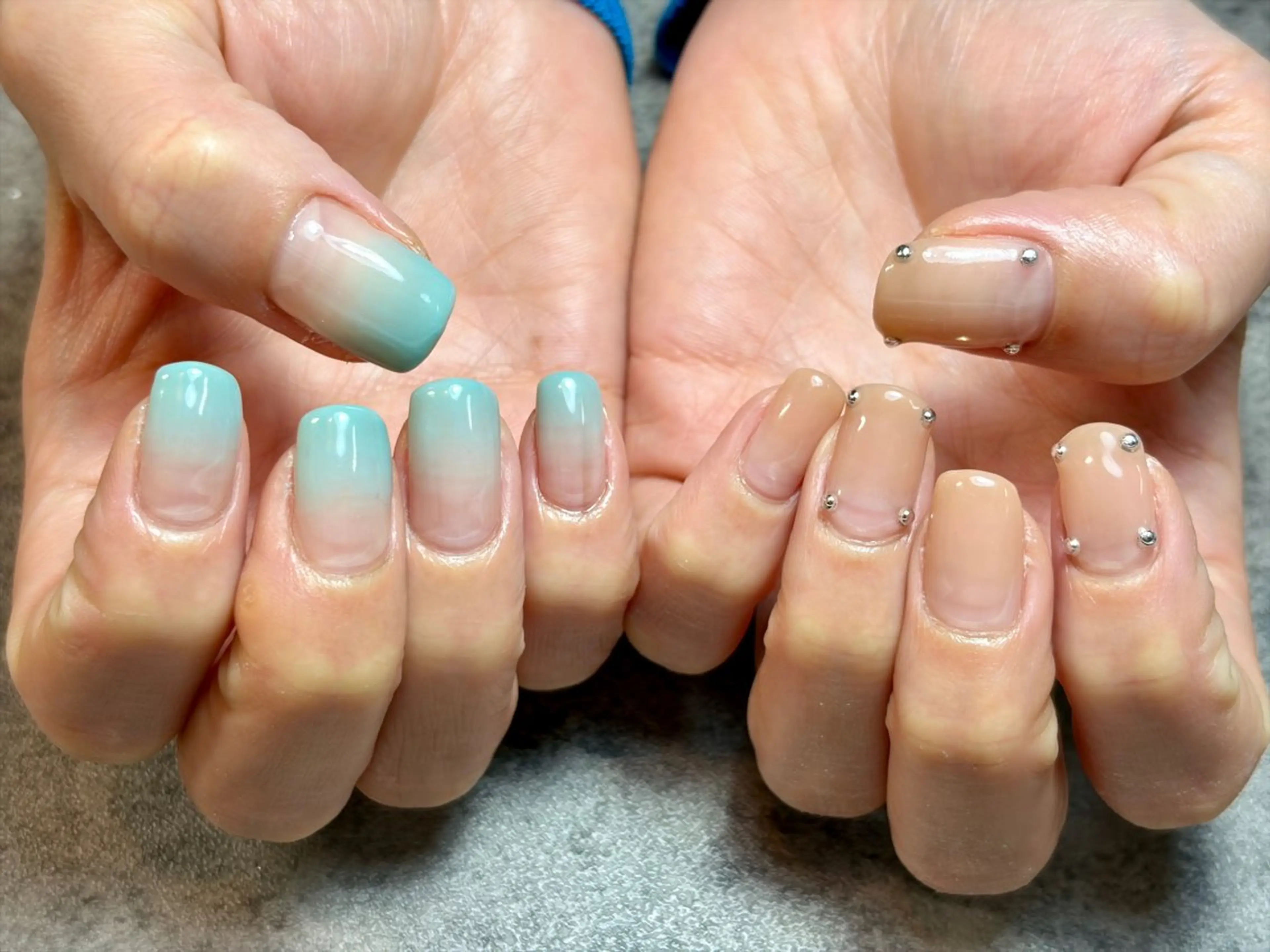 ネイル グラデーション ハンドネイル フットネイル GéRanium Harukaのネイルデザイン