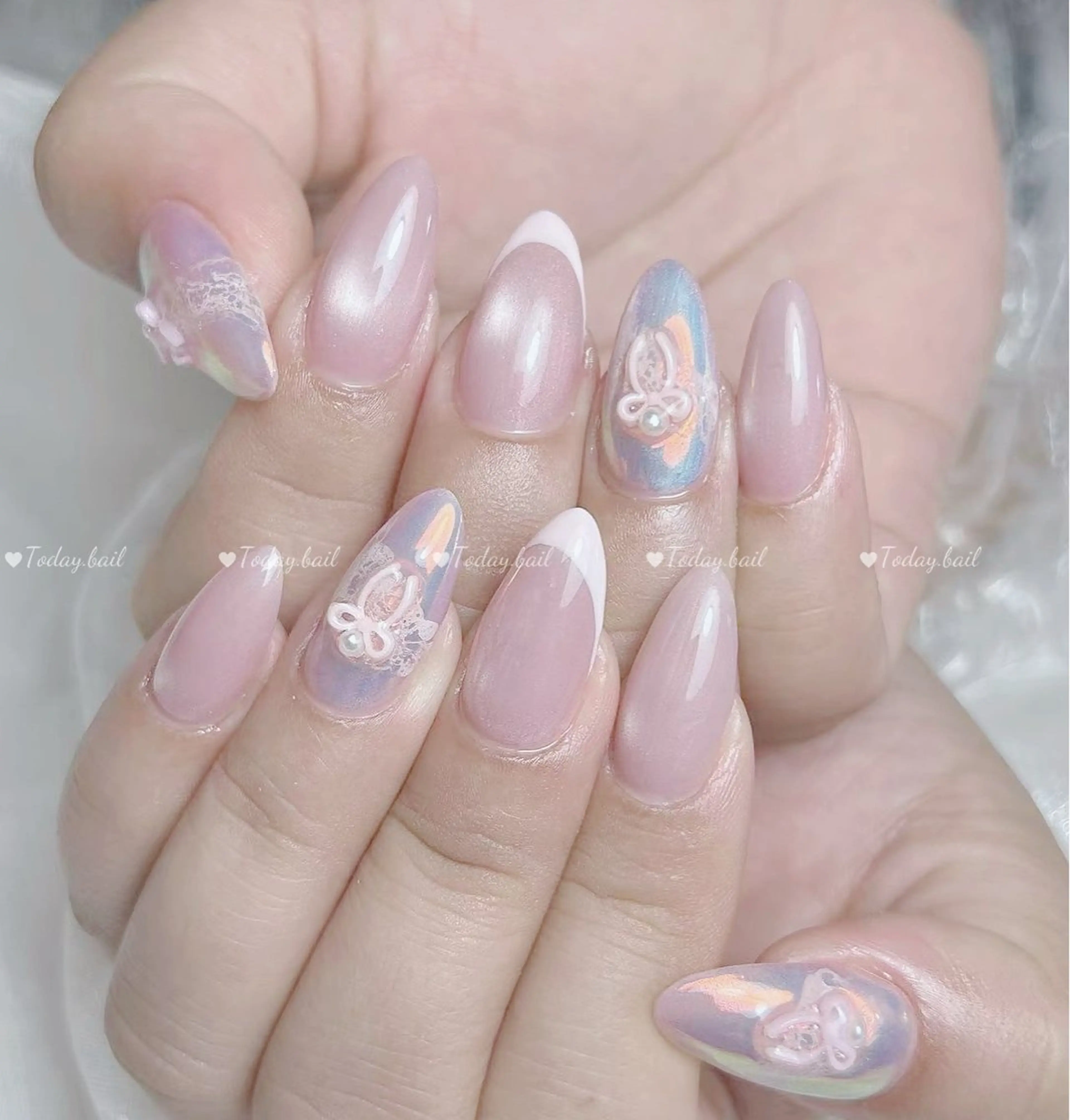 ネイル ハンドネイル 🎀Today nail💅のネイルデザイン