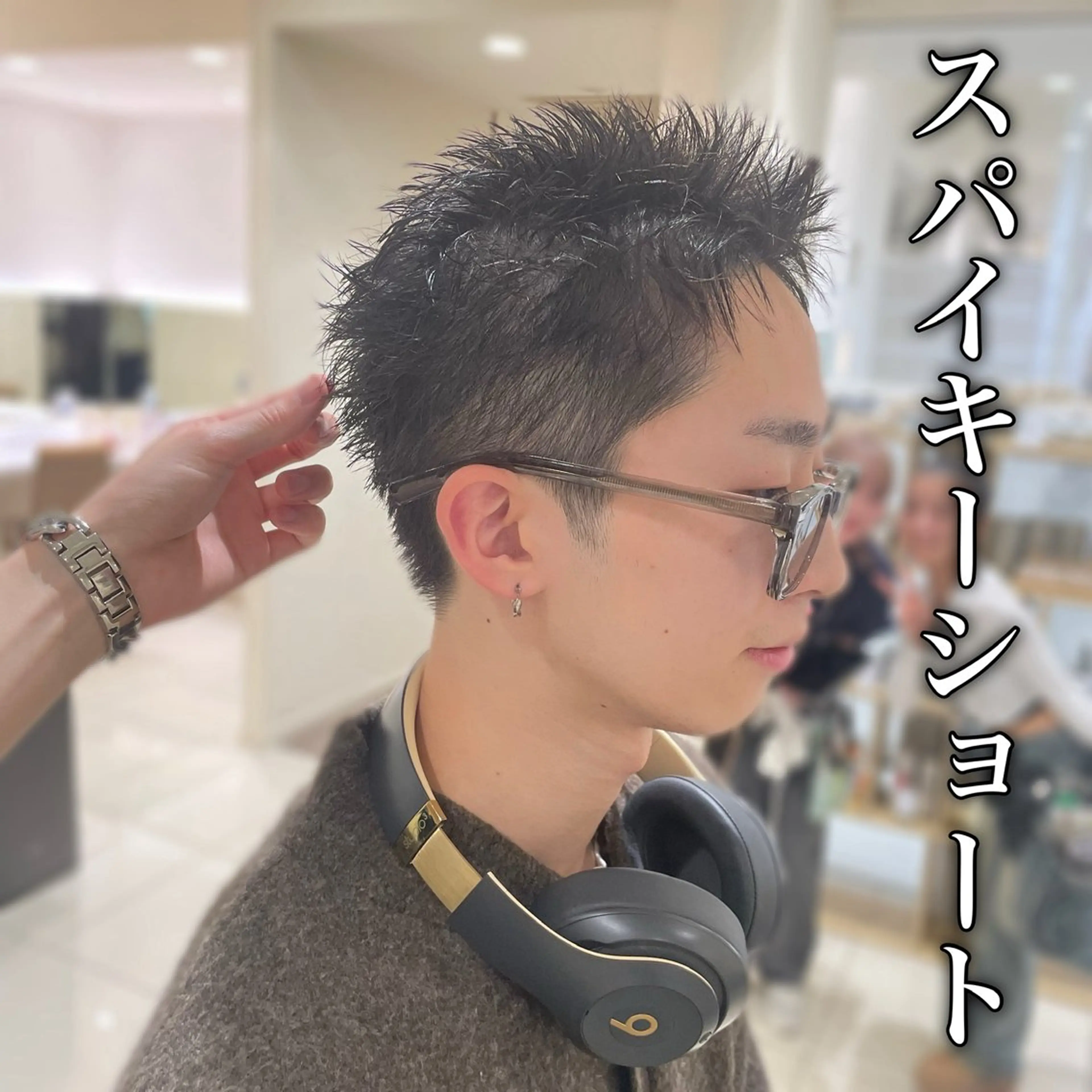 メンズ カット トリートメント メンズ縮毛矯正 ブリーチカラー/まやのヘアスタイル