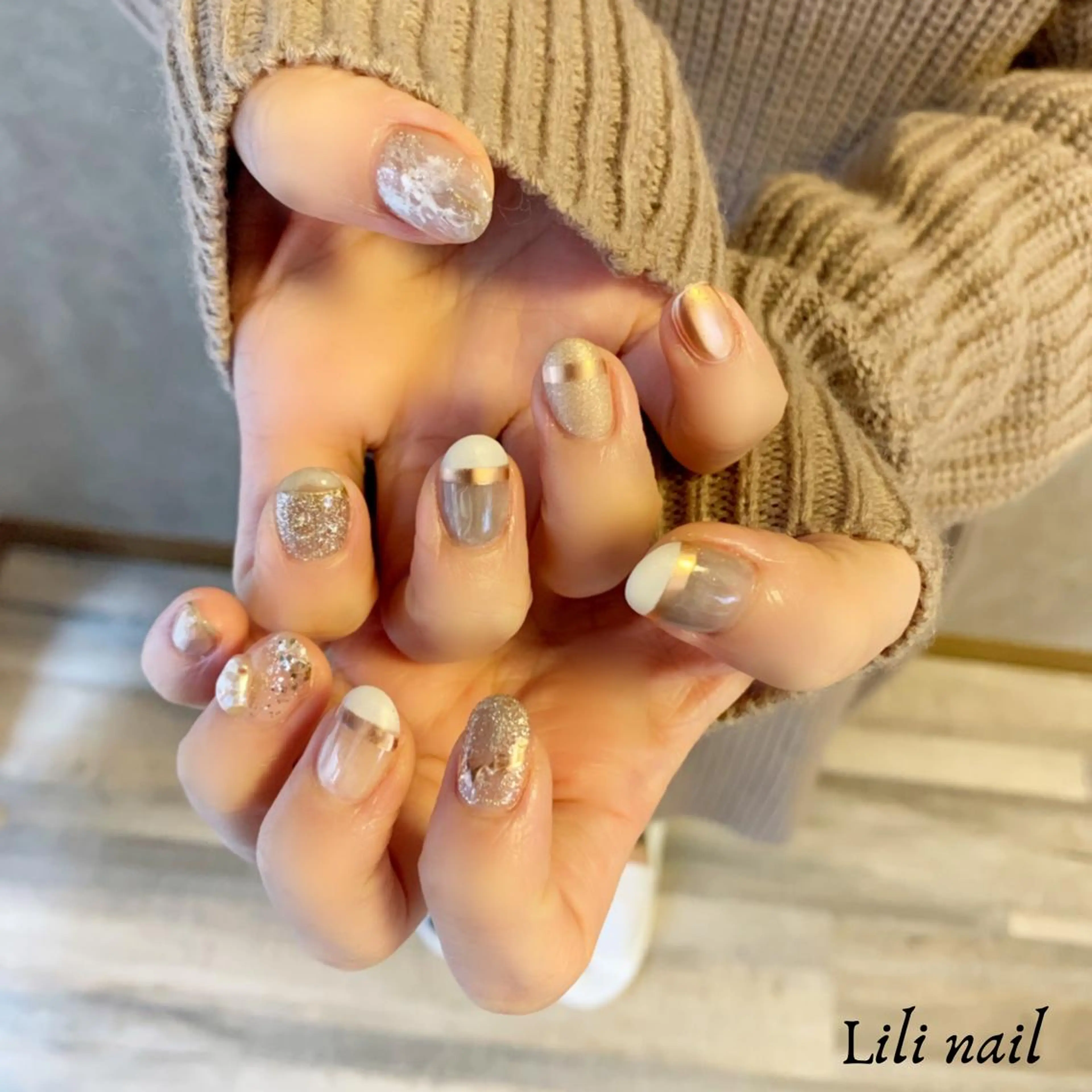 ネイル 持ち込み ハンドネイル Lili beauty salon所属・Lilibeauty salonのネイルデザイン