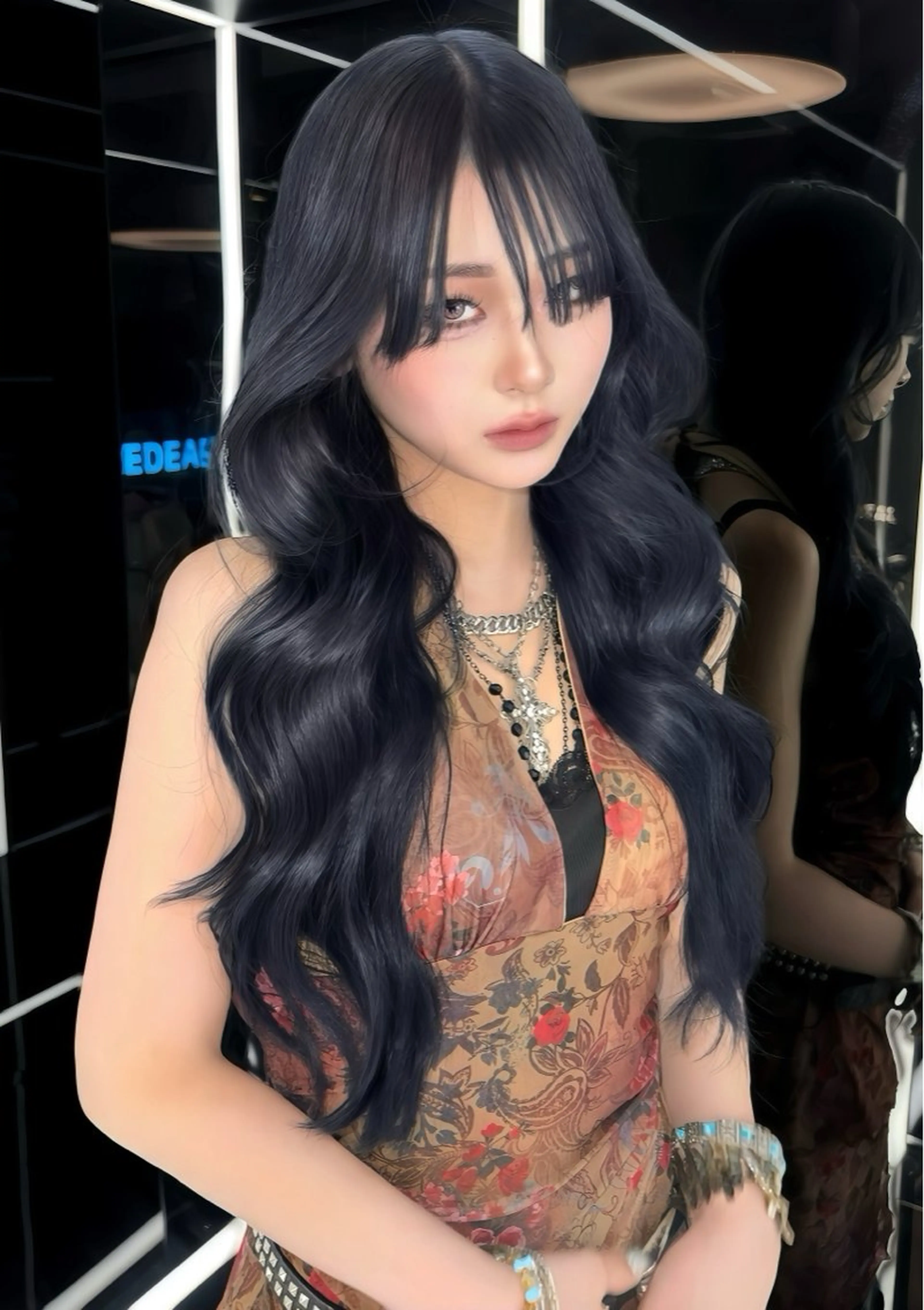 ロング カット ヘアカラー miuru/網紅ヘア 🇨🇳レイヤーのヘアスタイル