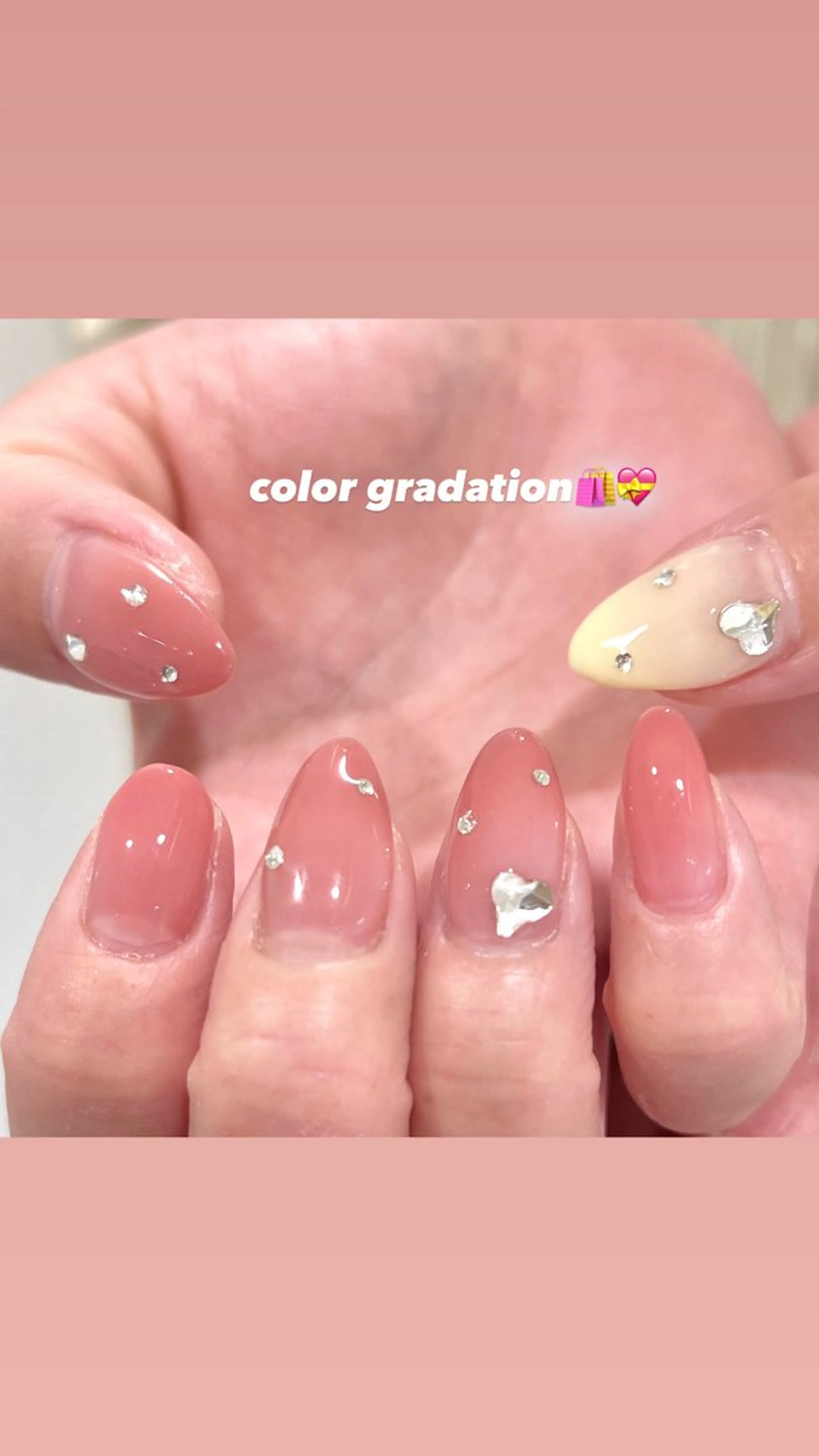 ネイル ハンドネイル 🎀チーク/ちゅるん 🫧chisa🎀のネイルデザイン