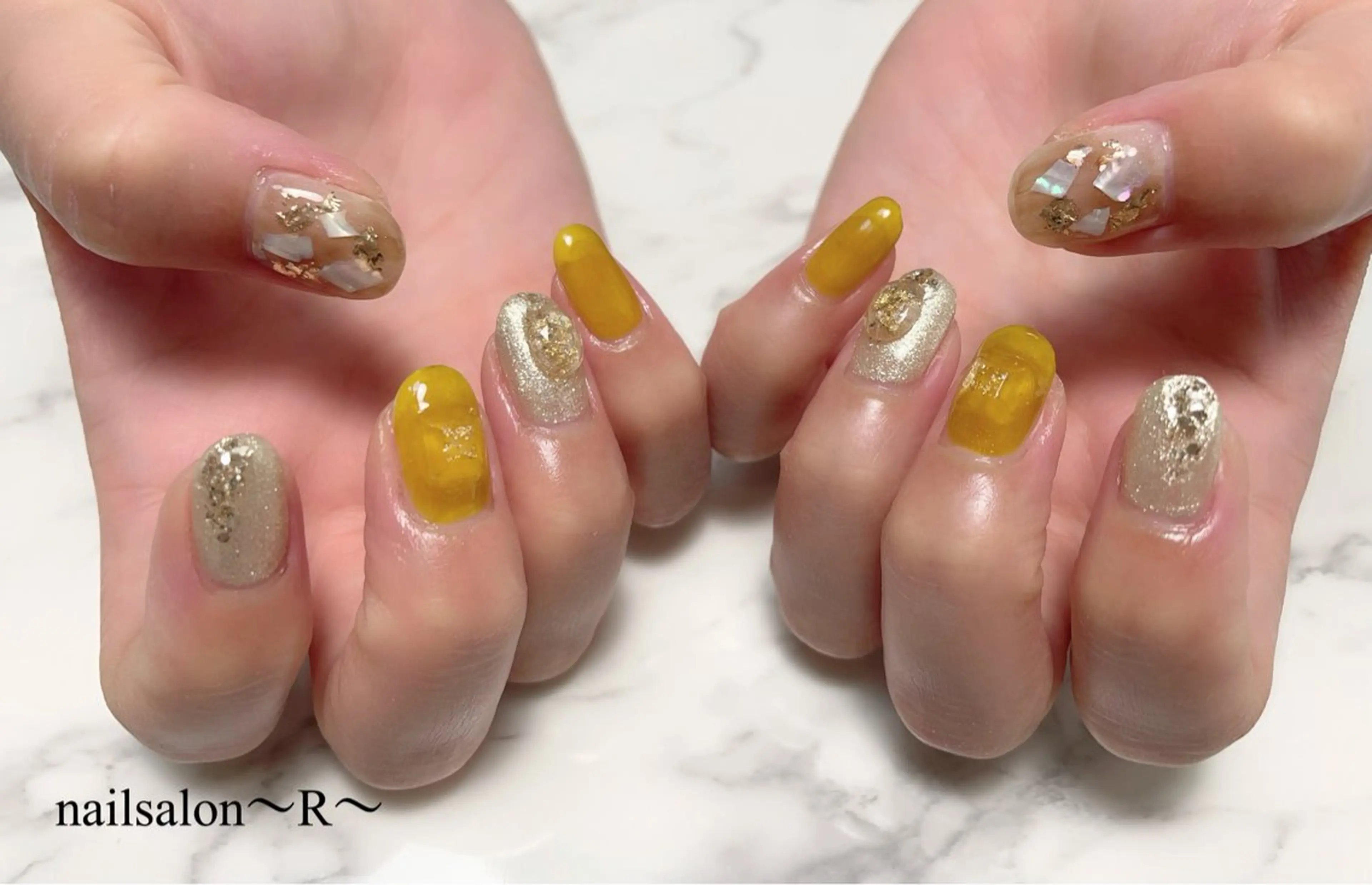 ネイル ハンドネイル 〜 R〜 プライベートサロンのネイルデザイン