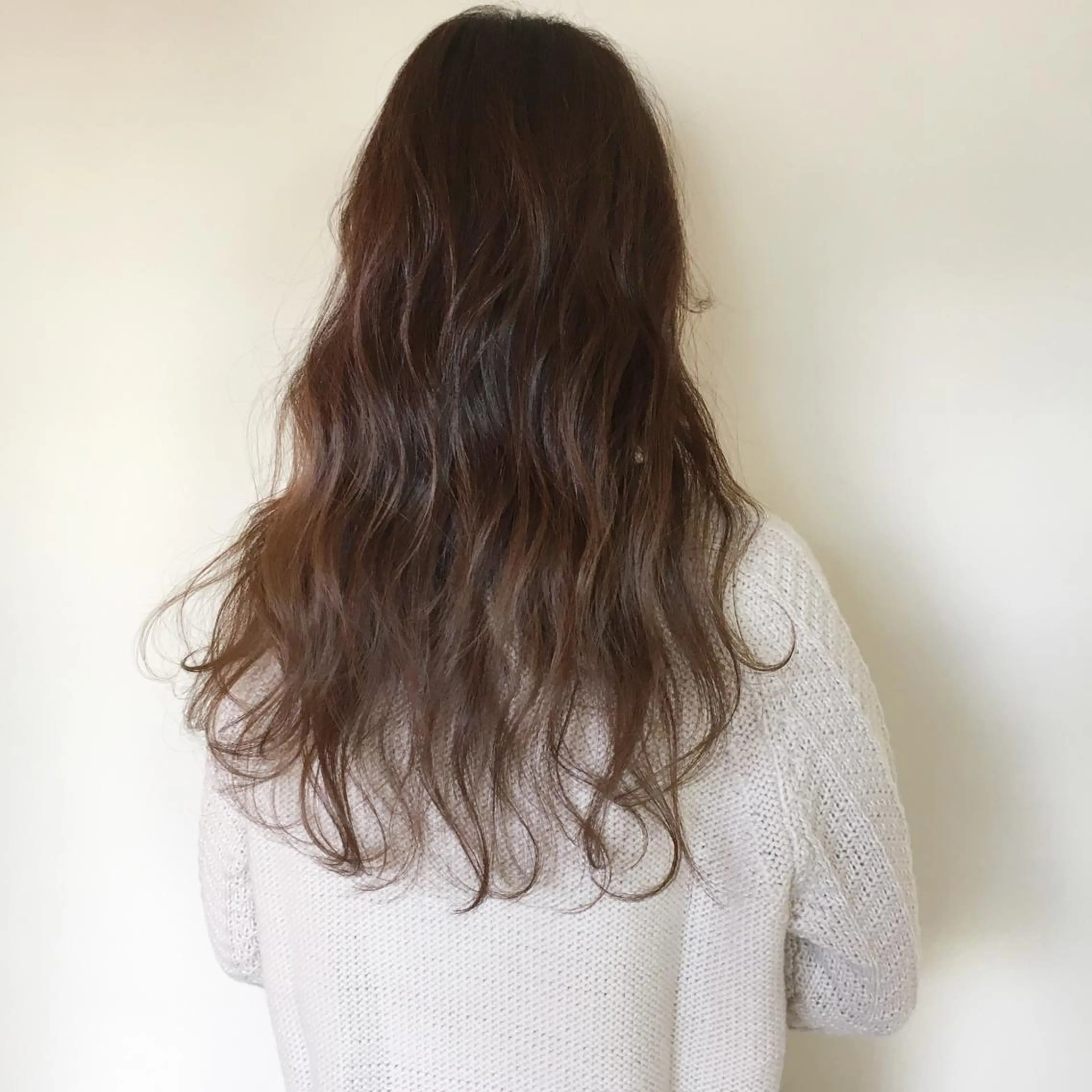 ロング カラー 上川 美幸のヘアスタイル