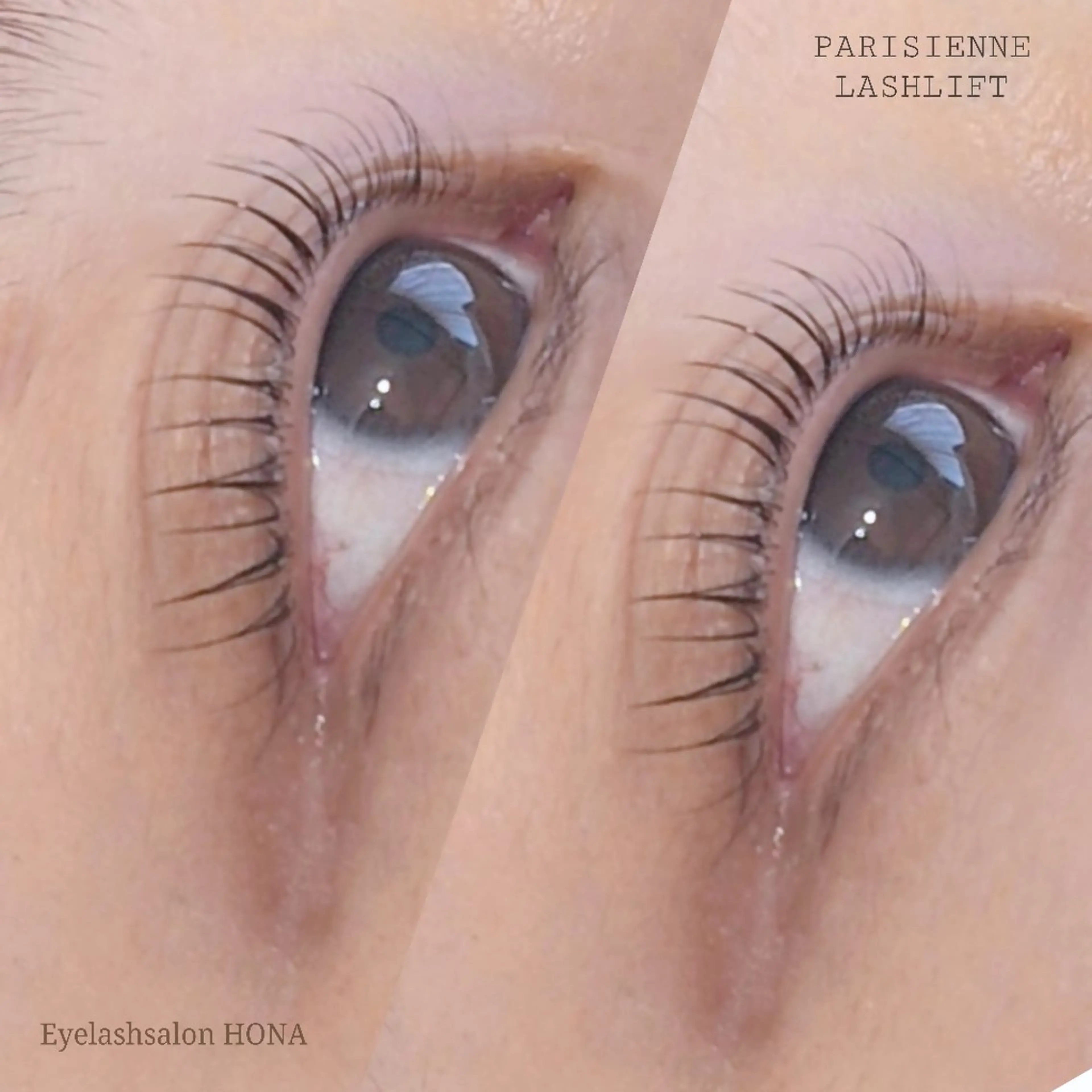 12月パリジェンヌラッシュリフト(上)の写真