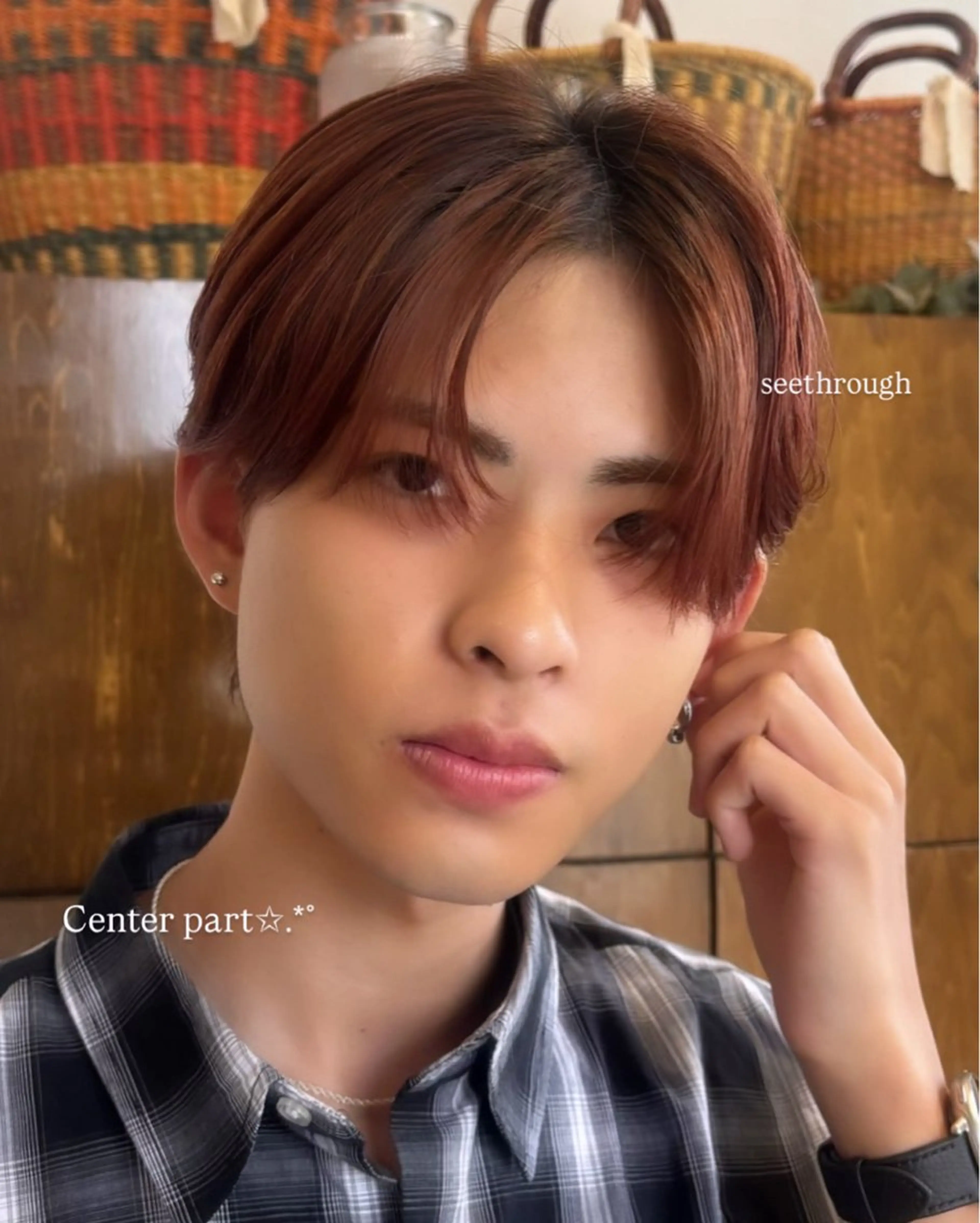 カラー メンズ カット ヘアカラー レイヤーカット/艶髪 /パーマaikoのヘアスタイル