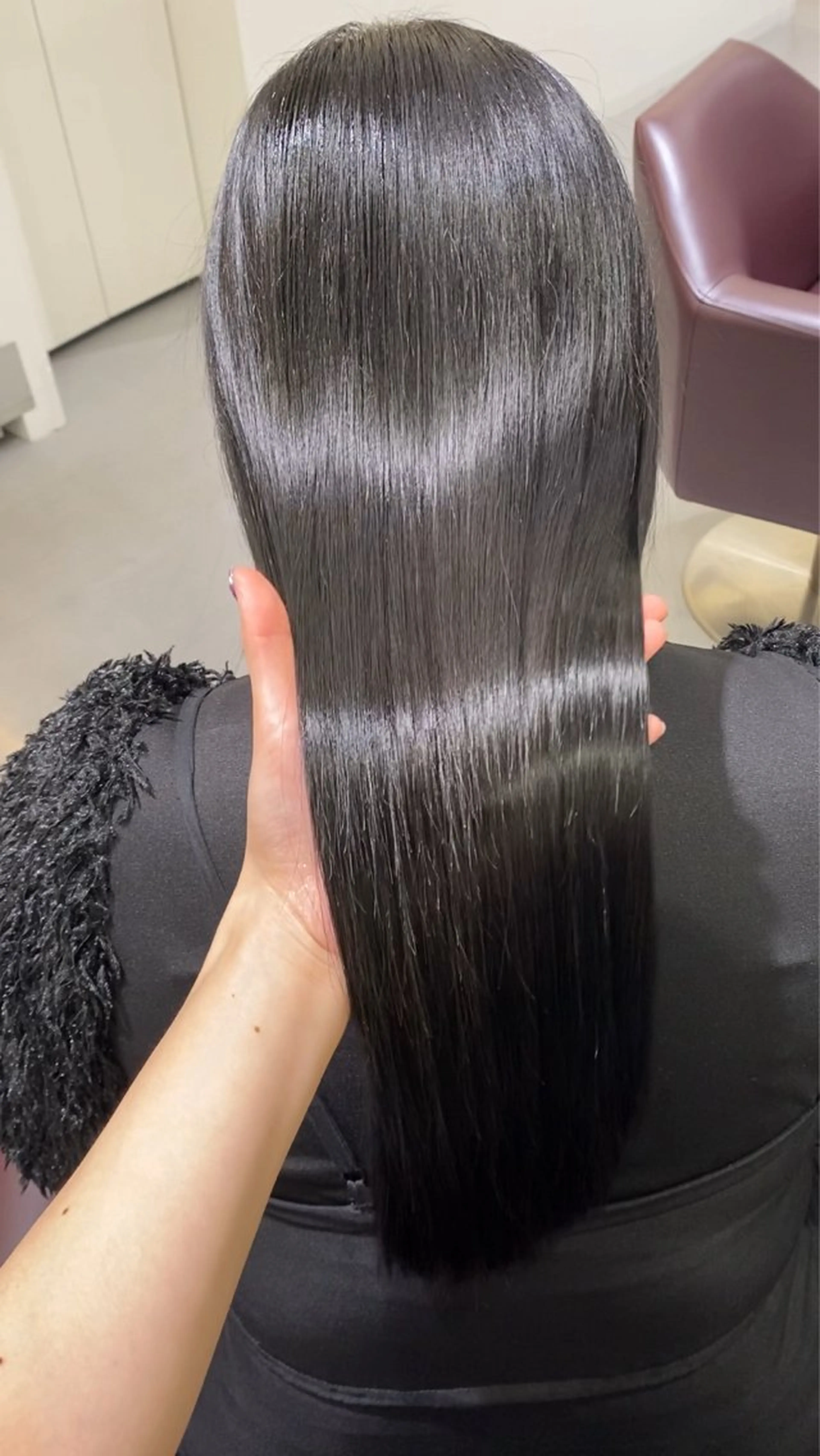 ロング カット トリートメント ️🫧透明感カラー& 髪質改善🎀いさきのヘアスタイル