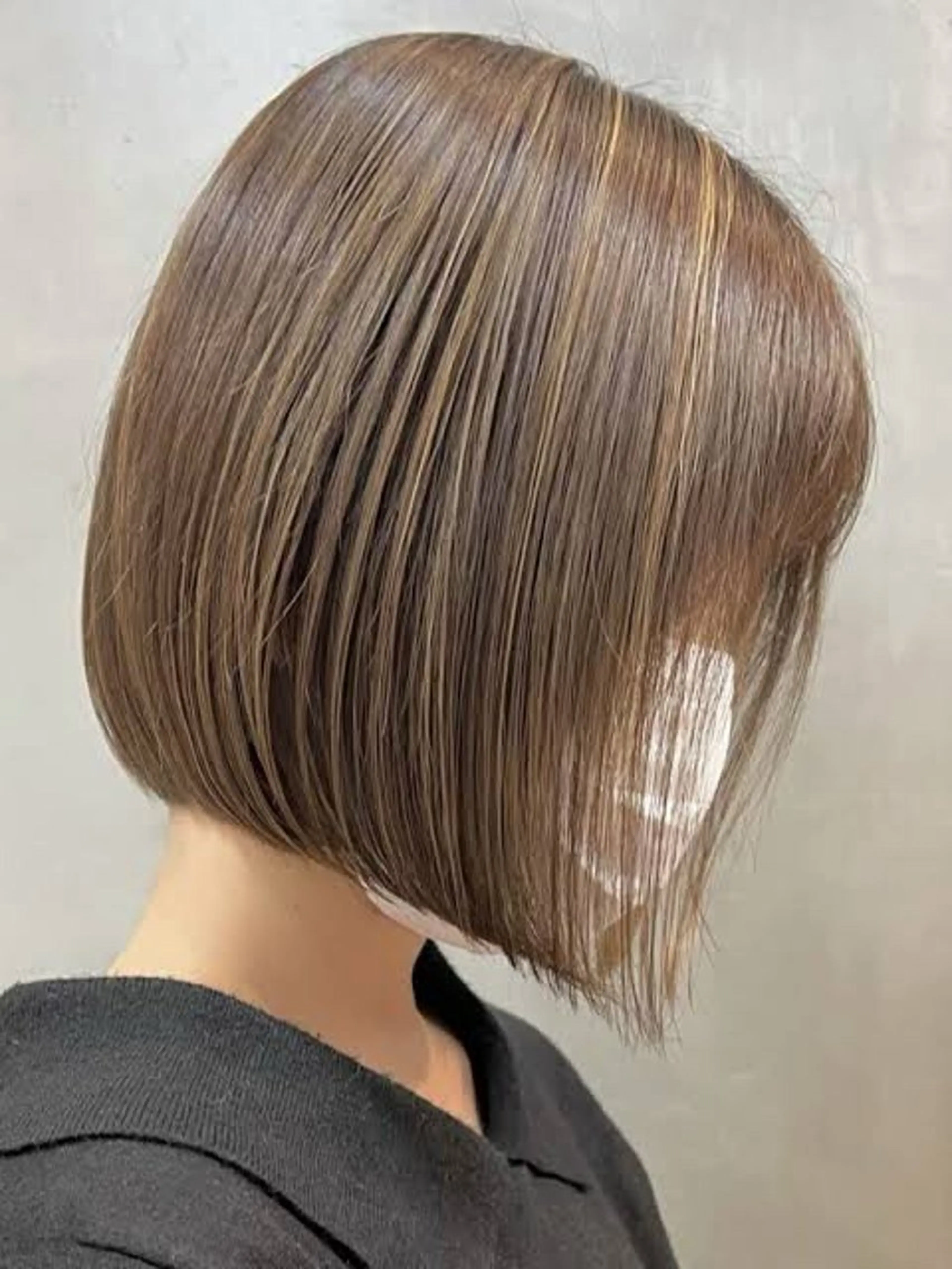 ショート カラー ケアパーマ /根本剛史のヘアスタイル