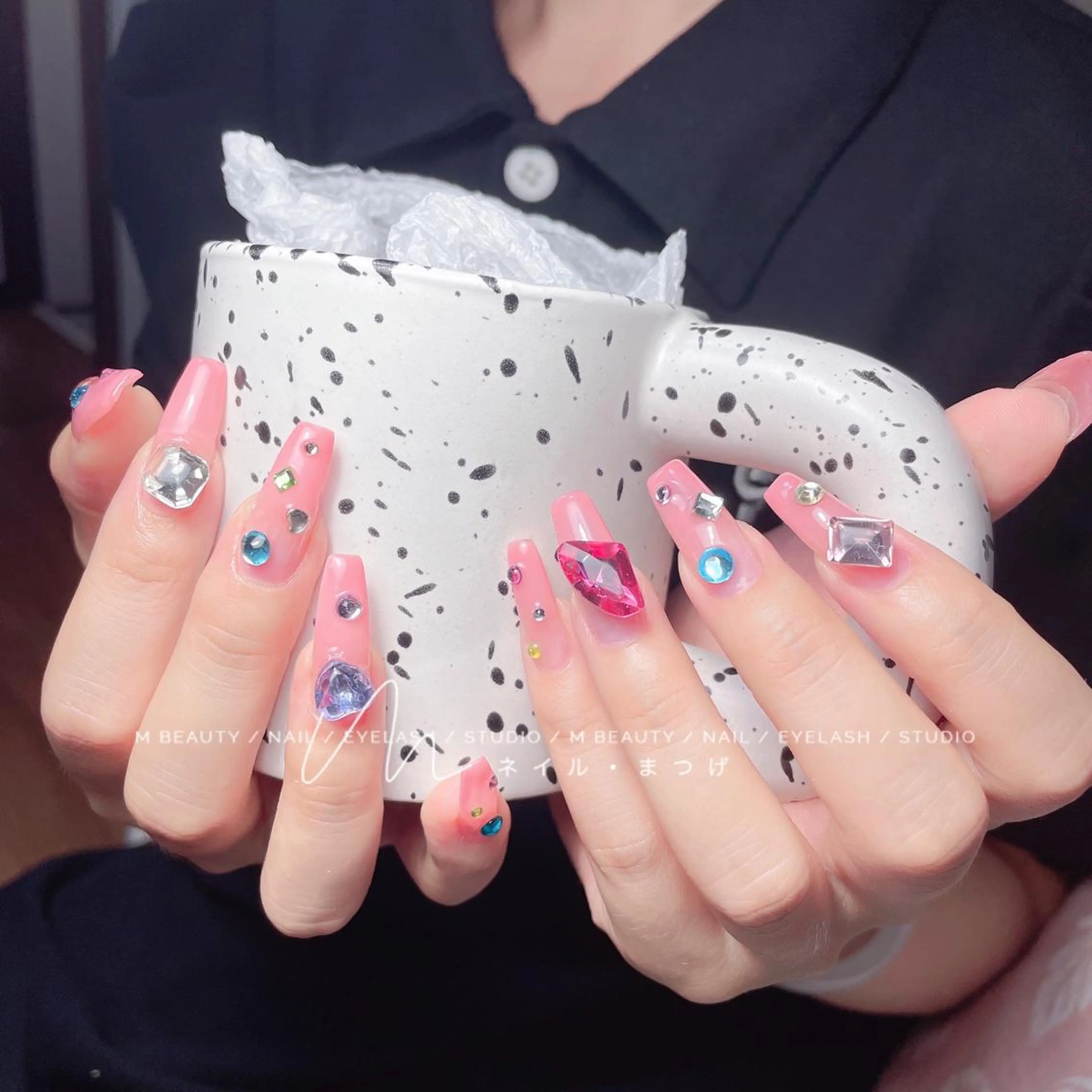 ネイル M🌷nail 長さだし専門店のネイルデザイン