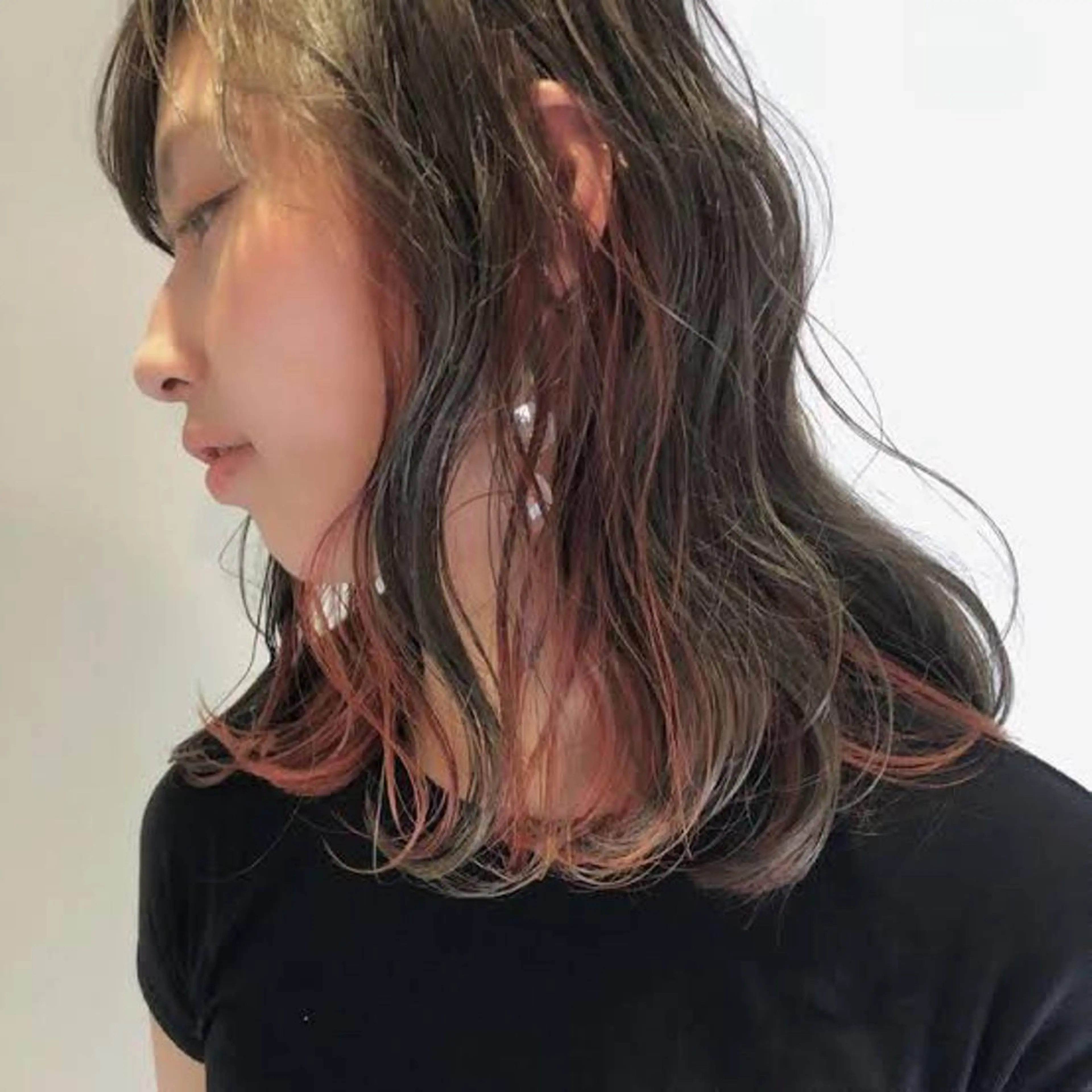 ミディアム シールエクステ エクステ ❁ヘアメ❁ YUMI ❁ゆみ❁横浜桜木町のヘアスタイル