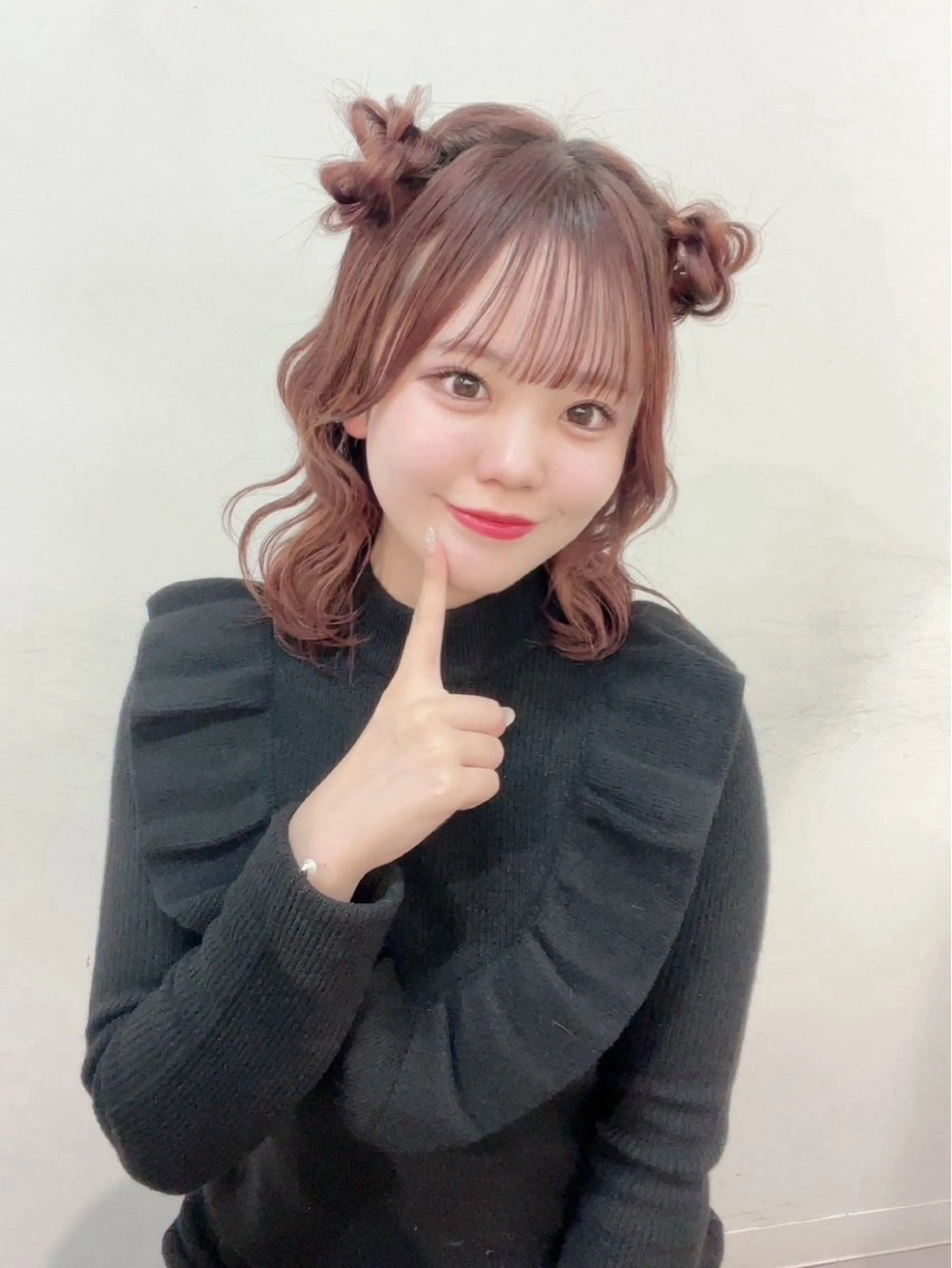 ロング カラー 🩰ピンクベージュ 💞midori💞のヘアスタイル