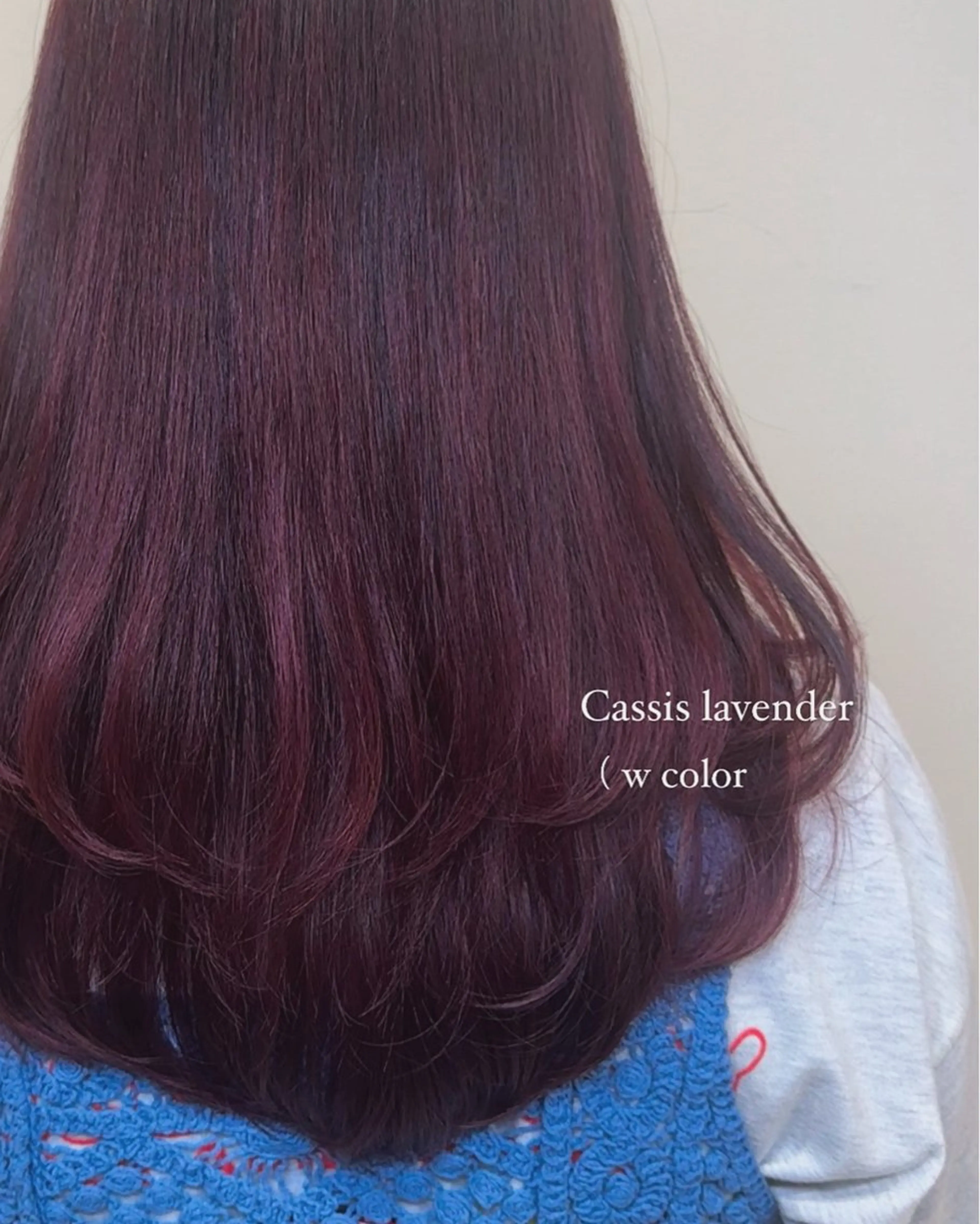 ミディアム カラー ヘアカラー ワンホン×髪質改善 つのーか🩶‪🫧のヘアスタイル