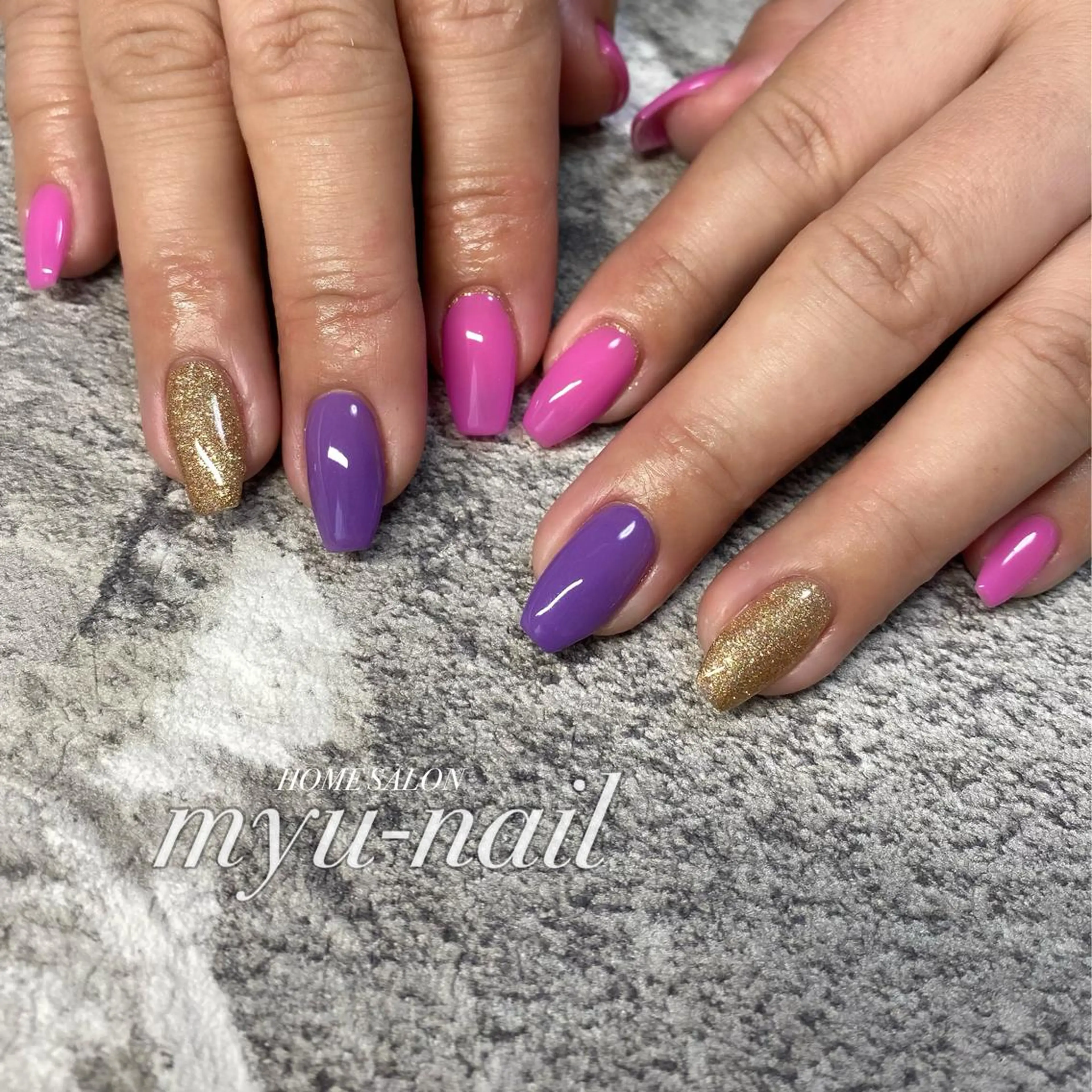 ネイル ホームサロン myu-nailのネイルデザイン