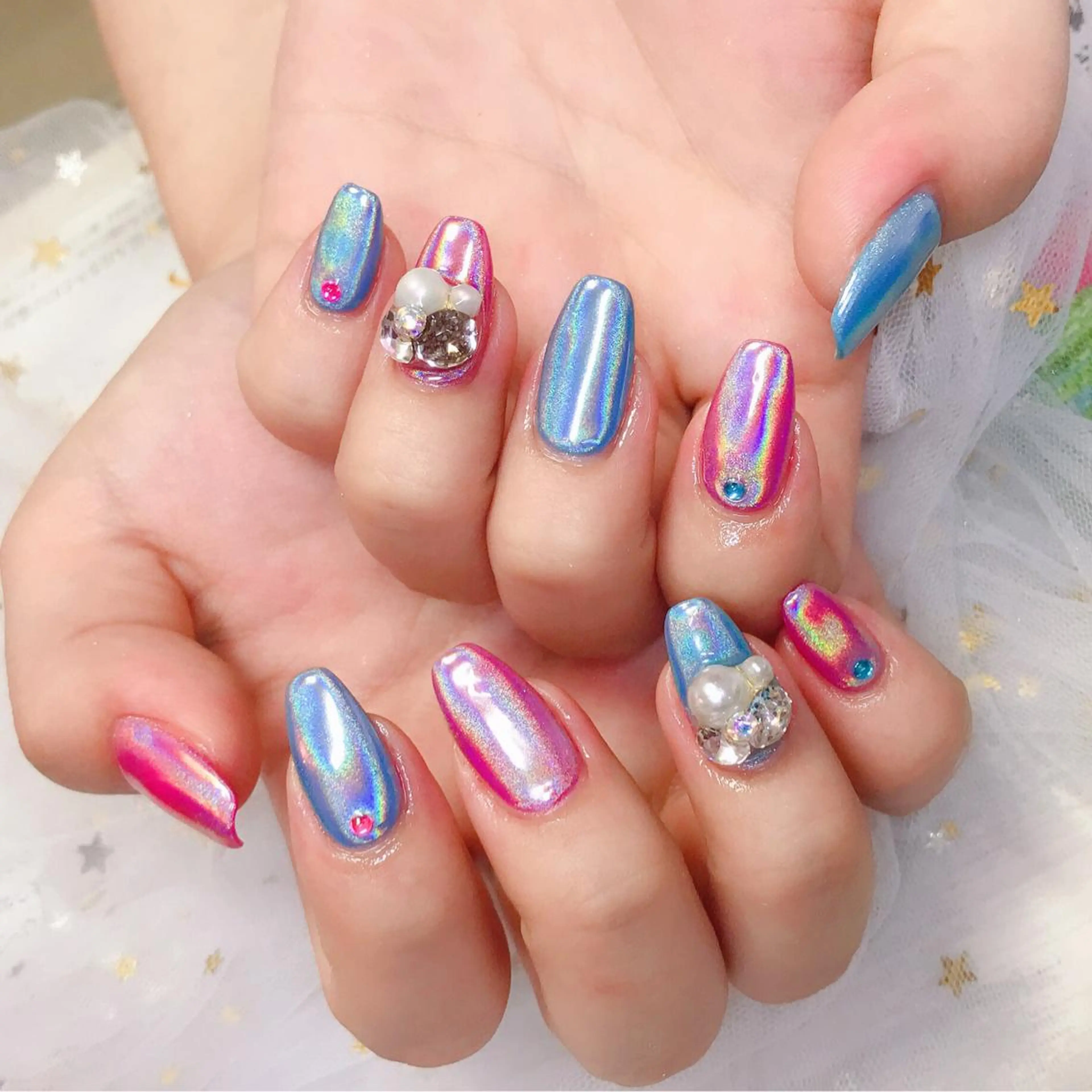 カラー ネイル Q Free nailsのネイルデザイン