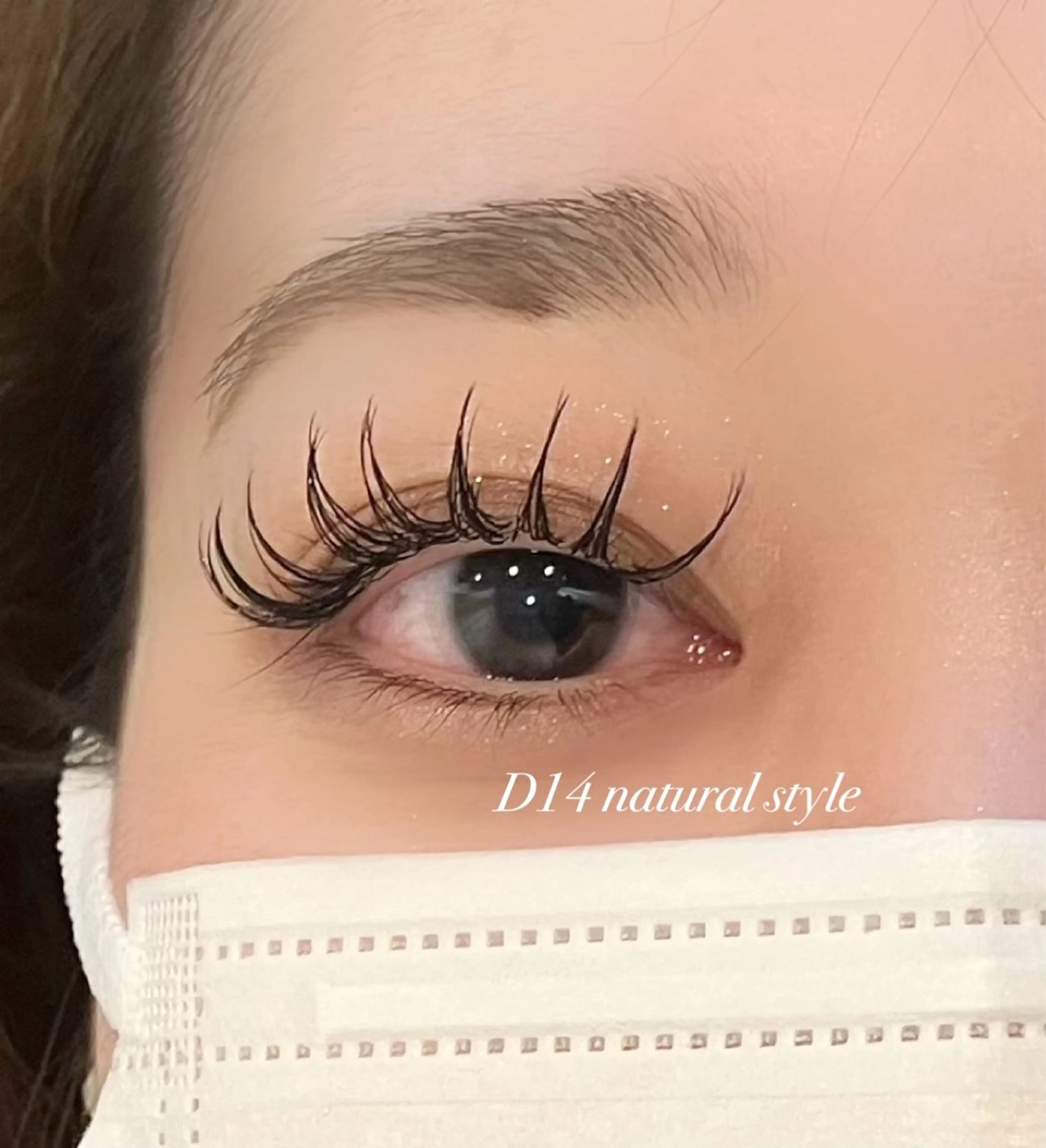 マツエク・マツパ 透明感カラー🎀／ マツエクのヘアスタイル