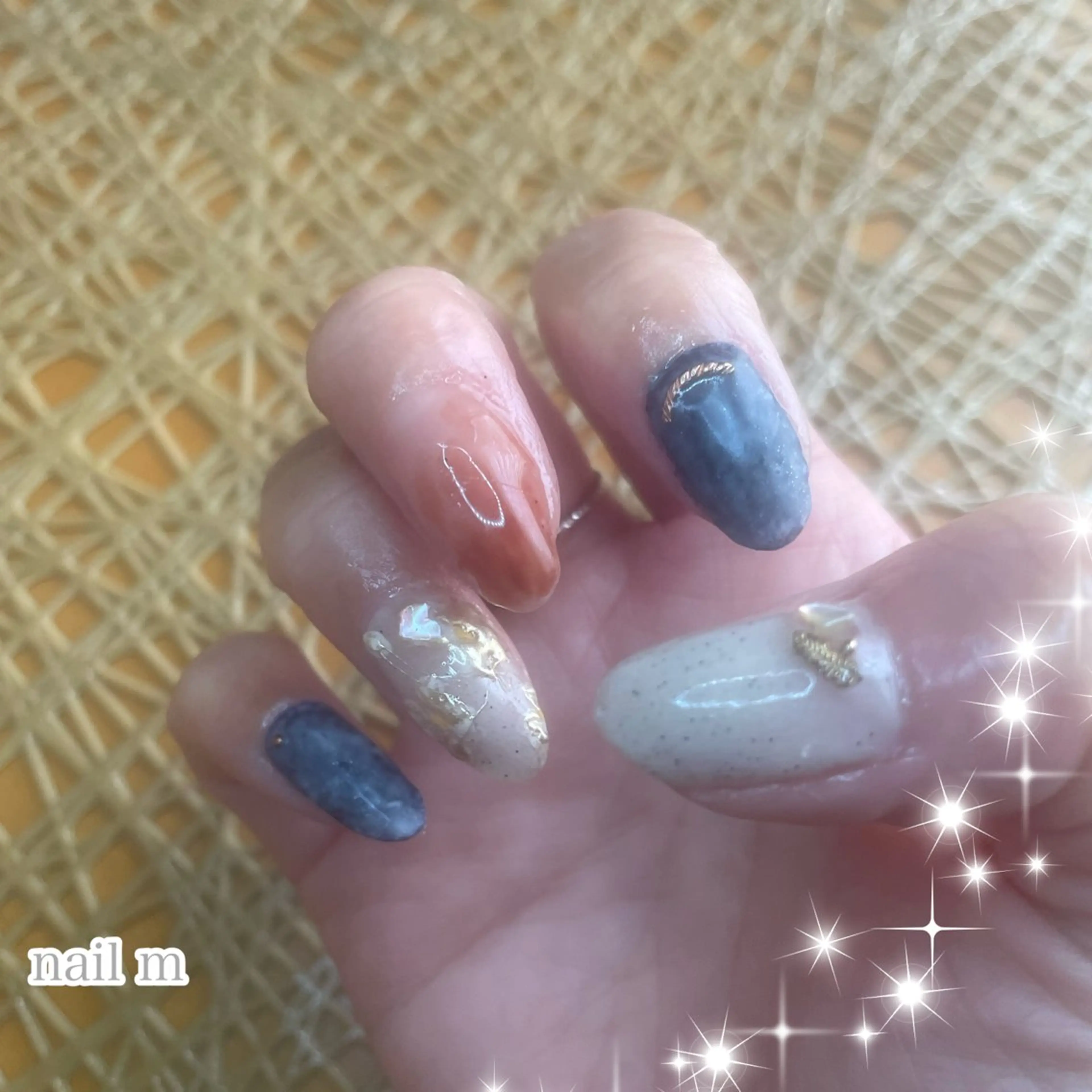 ネイル フラワーネイル ジェルネイル マットネイル ミラーネイル ニュアンスネイル NAIL★M 真紀のネイルデザイン