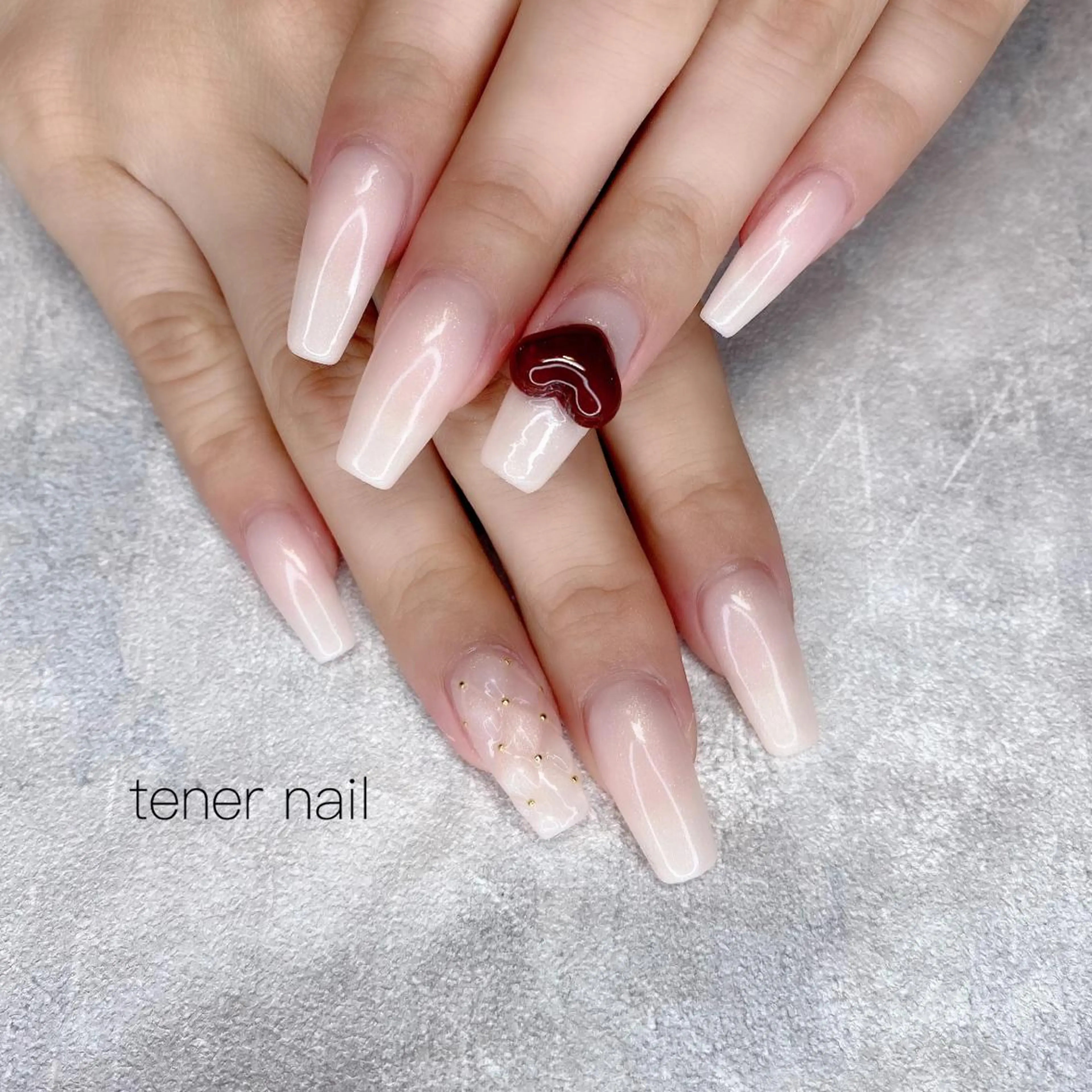 ネイル ハート tener  nail  テネルネイル所属・テネルネイル tener nailのネイルデザイン