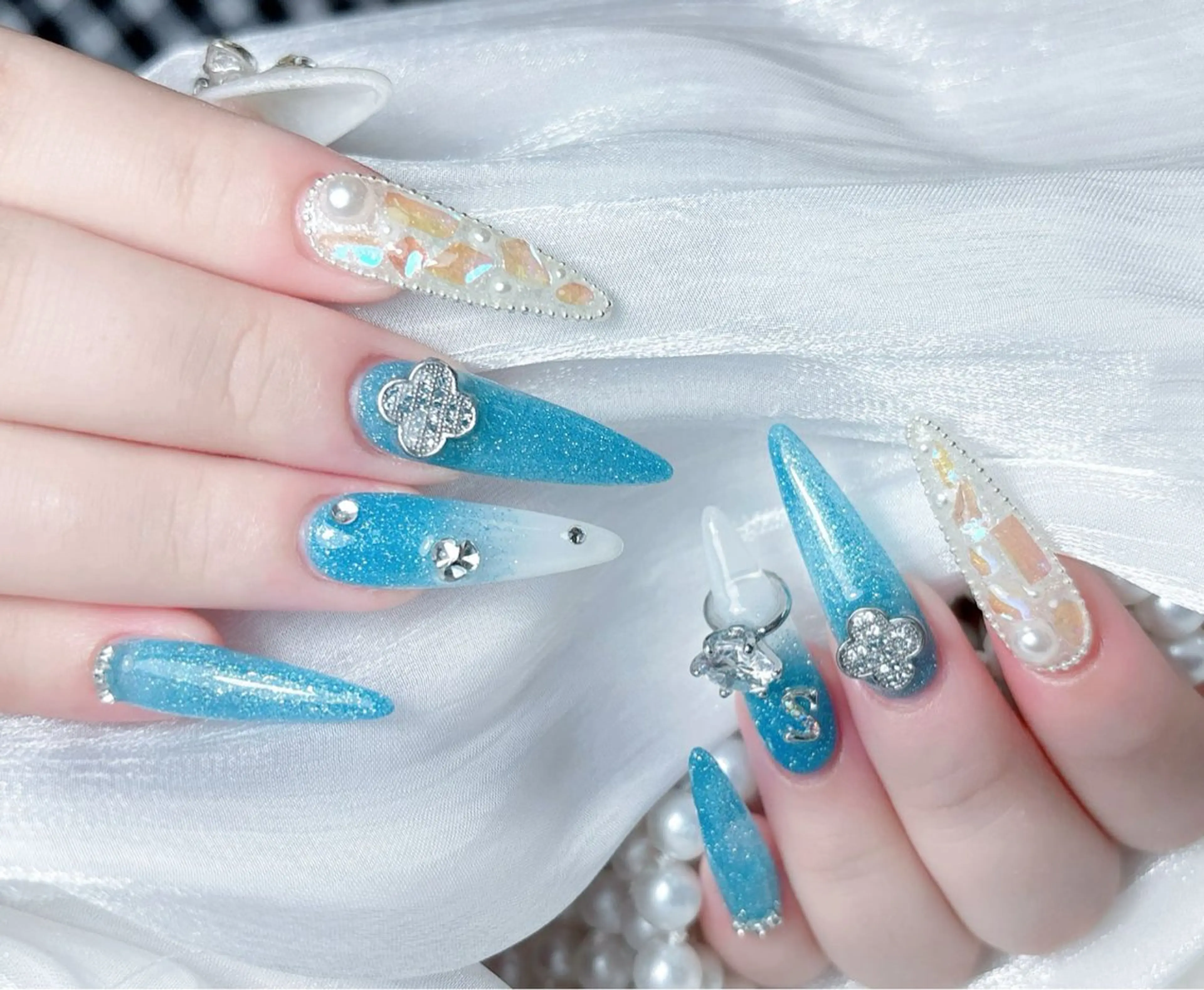 ネイル ハンドネイル M🌷nail 長さだし専門店のネイルデザイン