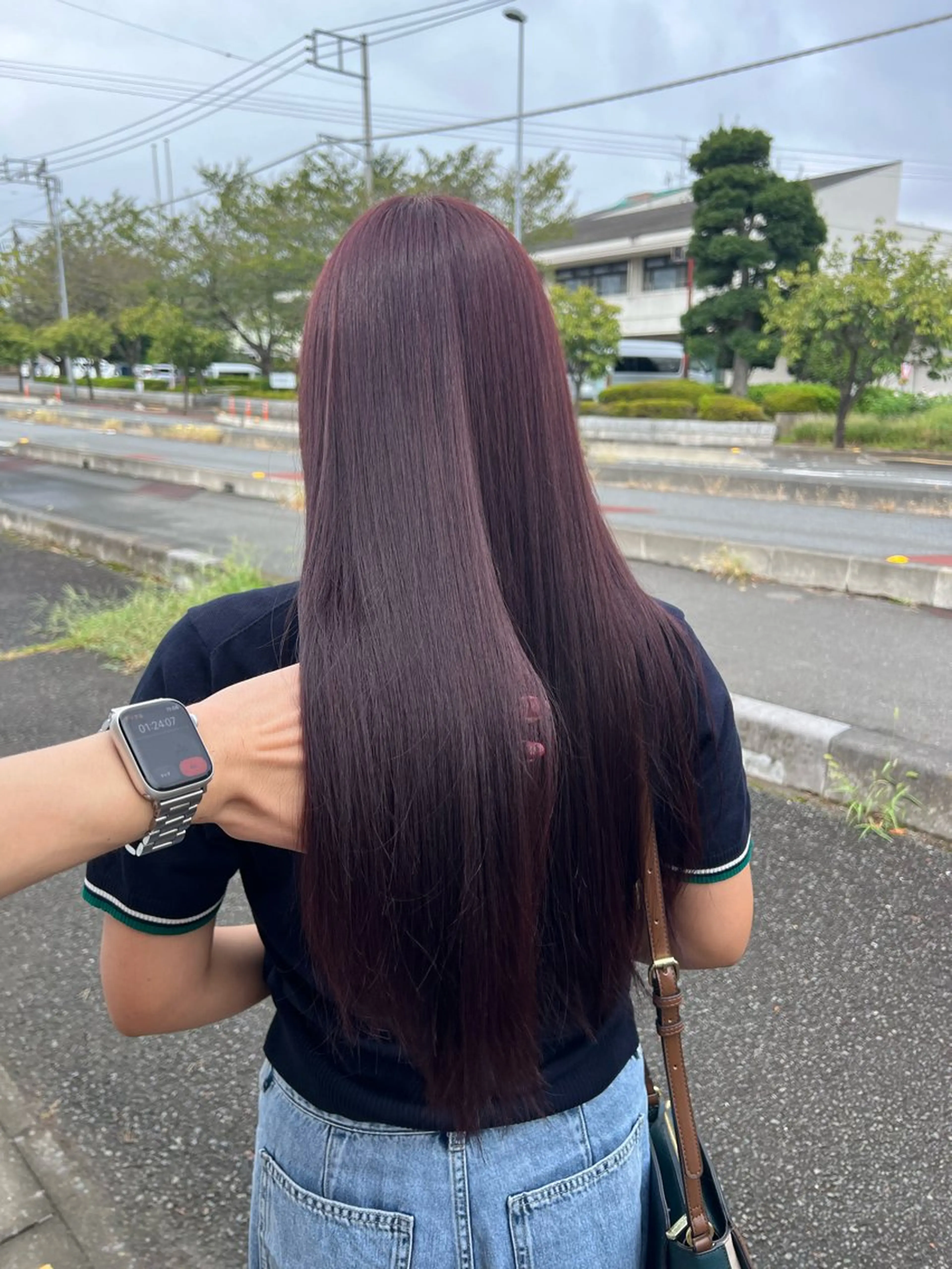 髪質改善カラーの写真