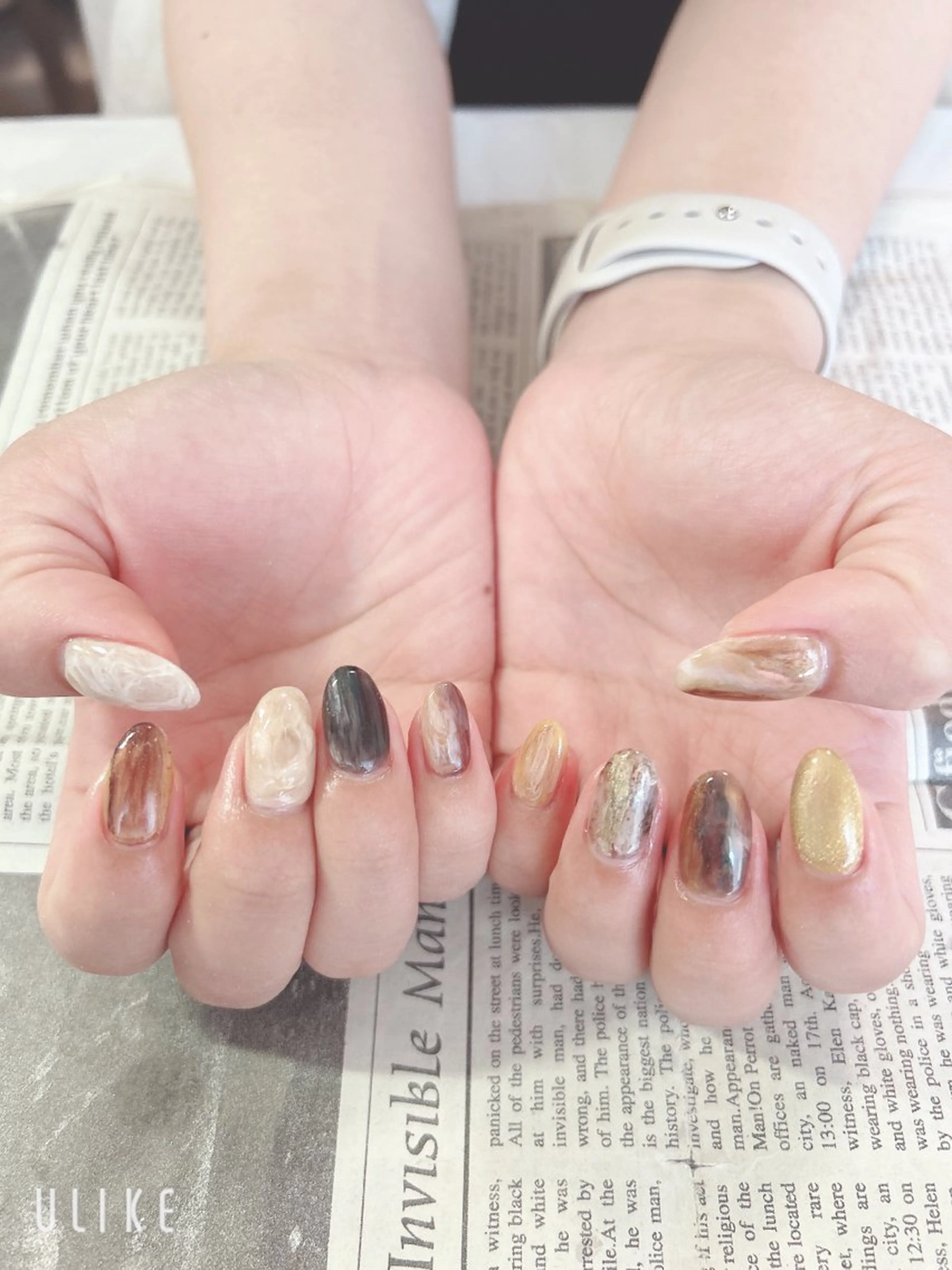 ネイル ハンドネイル ハンドケア 森山 舞のネイルデザイン