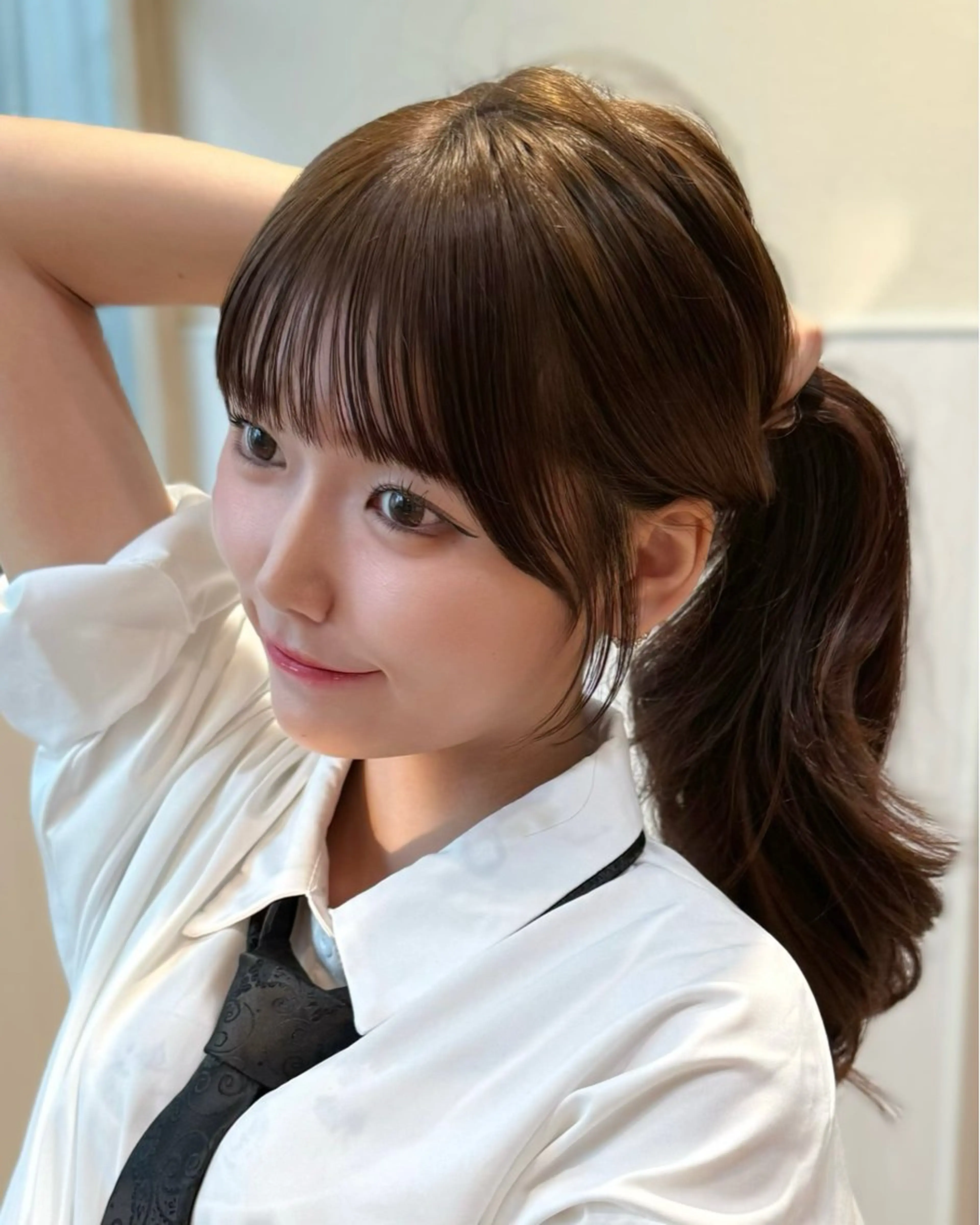 セミロング カット ヘアカラー トリートメント アフロートディル表参道店所属・艶髪カラー/レイヤー カット/表参道　寺崎のヘアスタイル