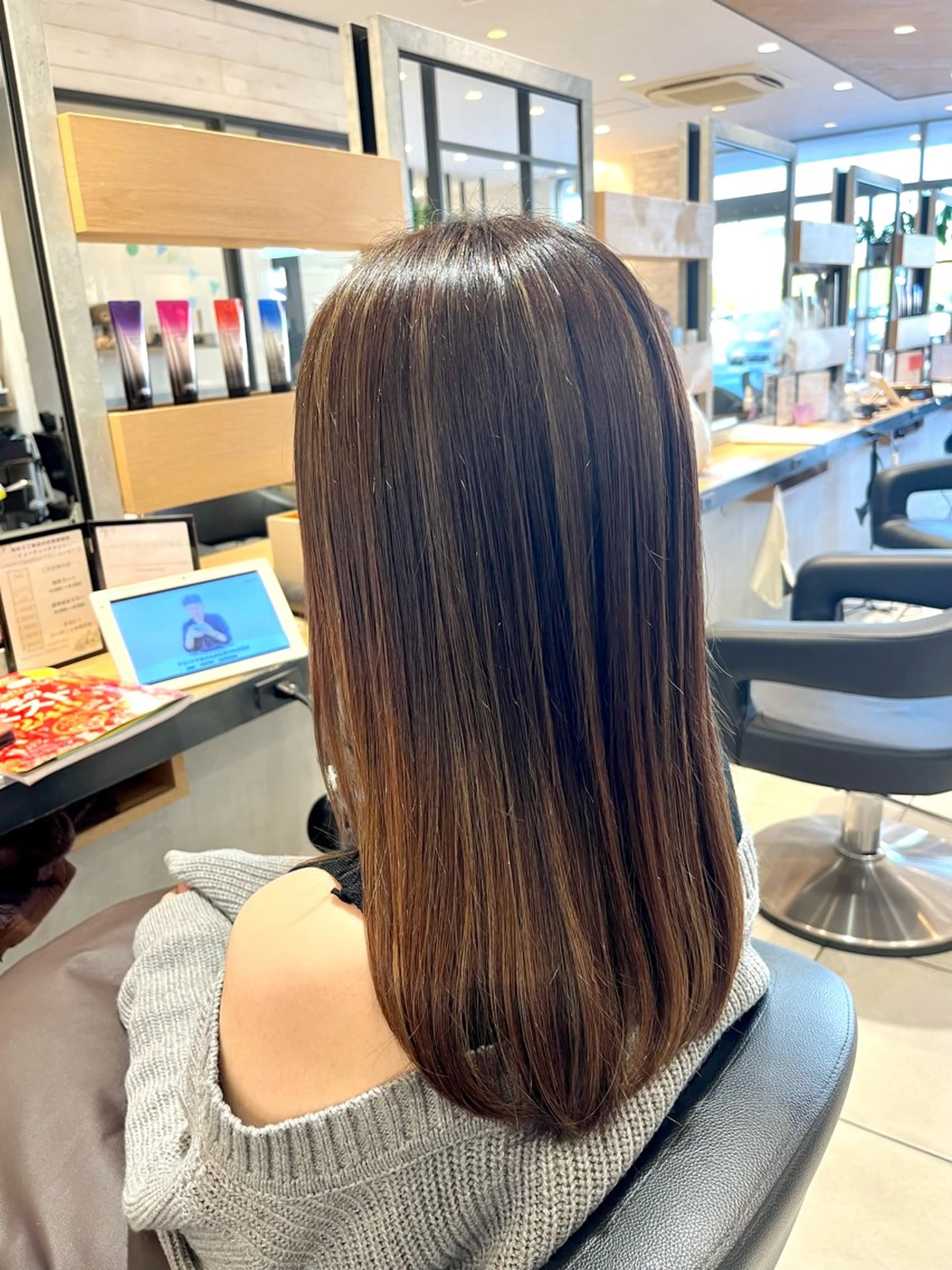 カット➕髪質改善ストレートの写真