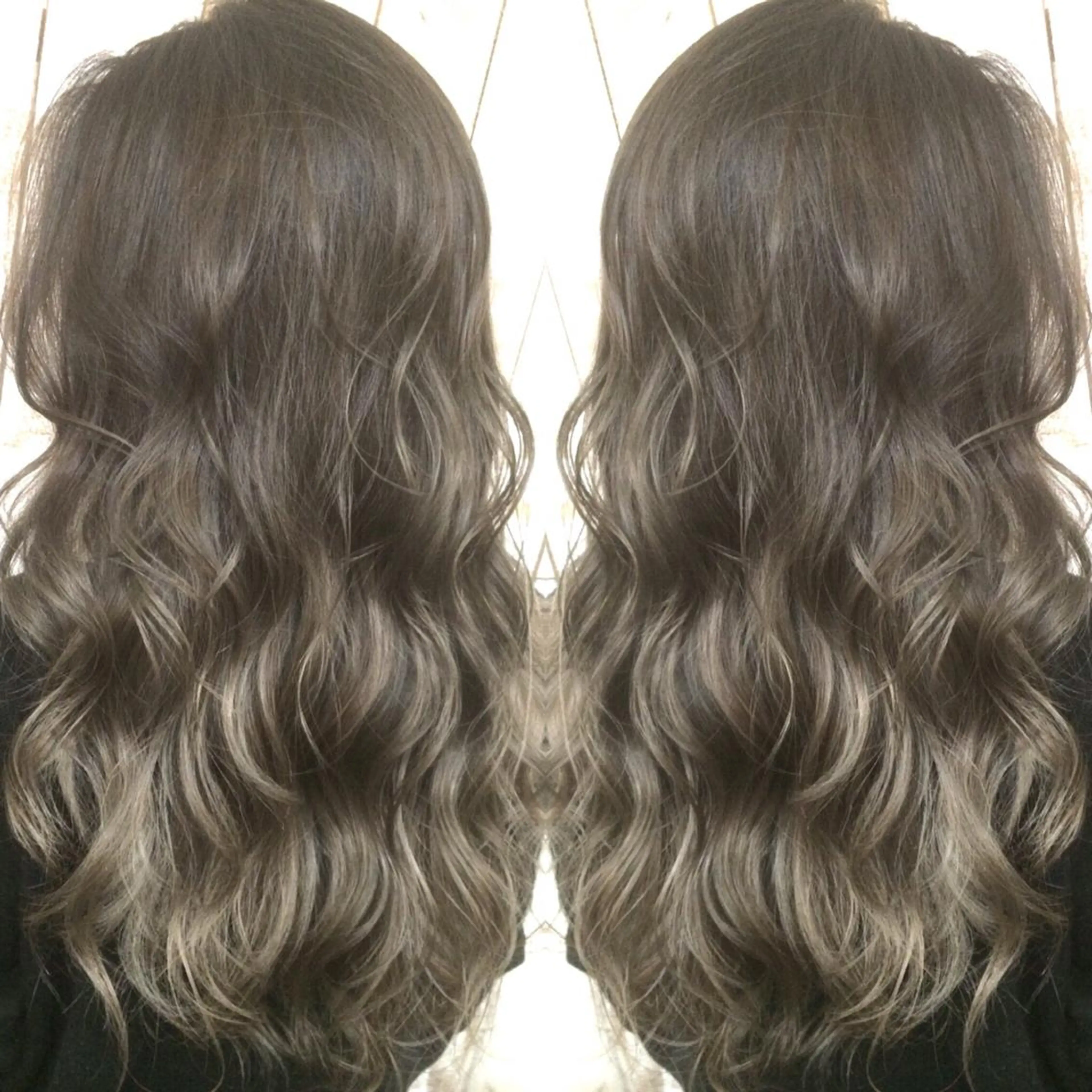 ロング カラー ハイライトカラー 3Dハイライト ハイライト ヘアカラー トリートメント 井上 一平のヘアスタイル