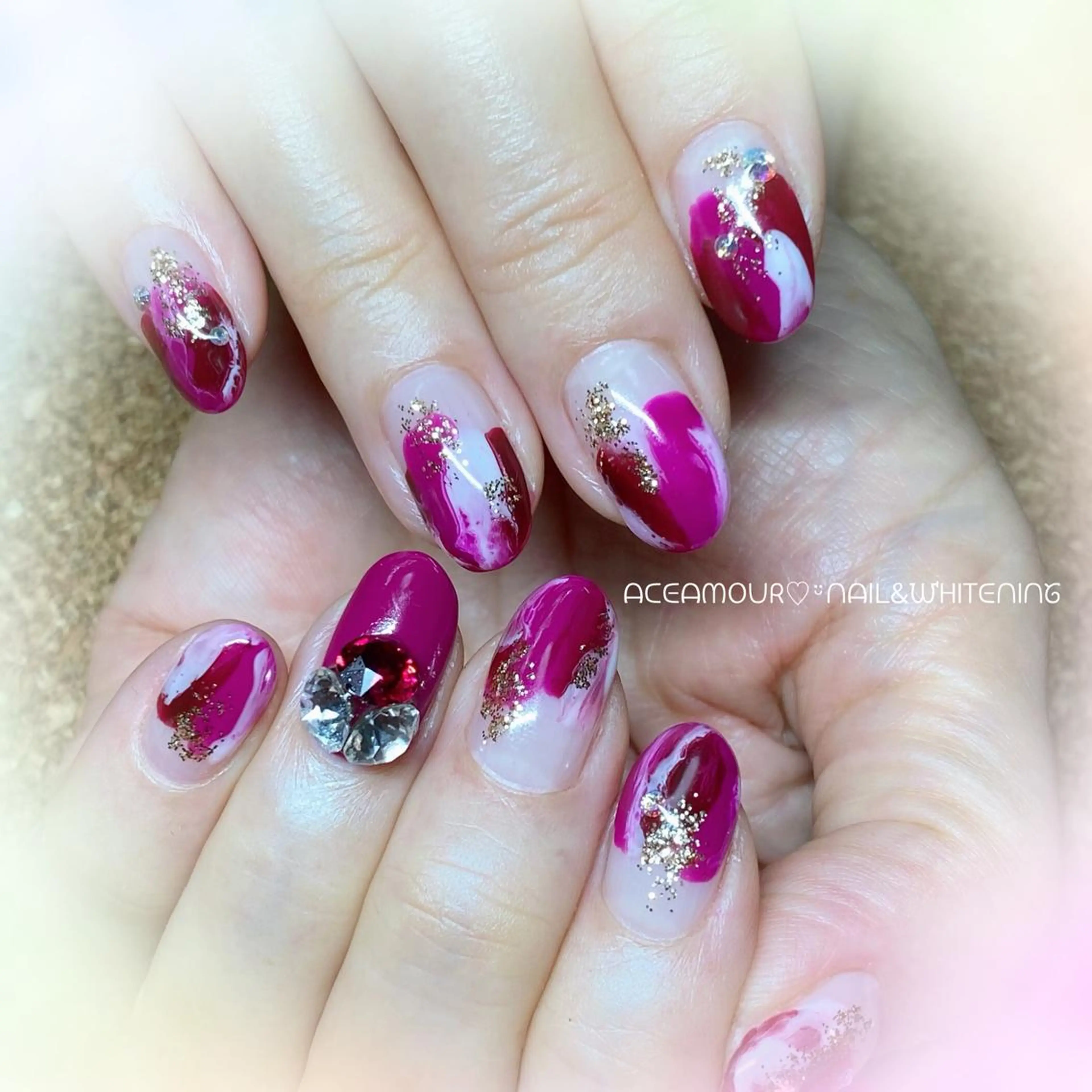 ネイル ネイル/耳つぼ /新ホワイトニングのネイルデザイン