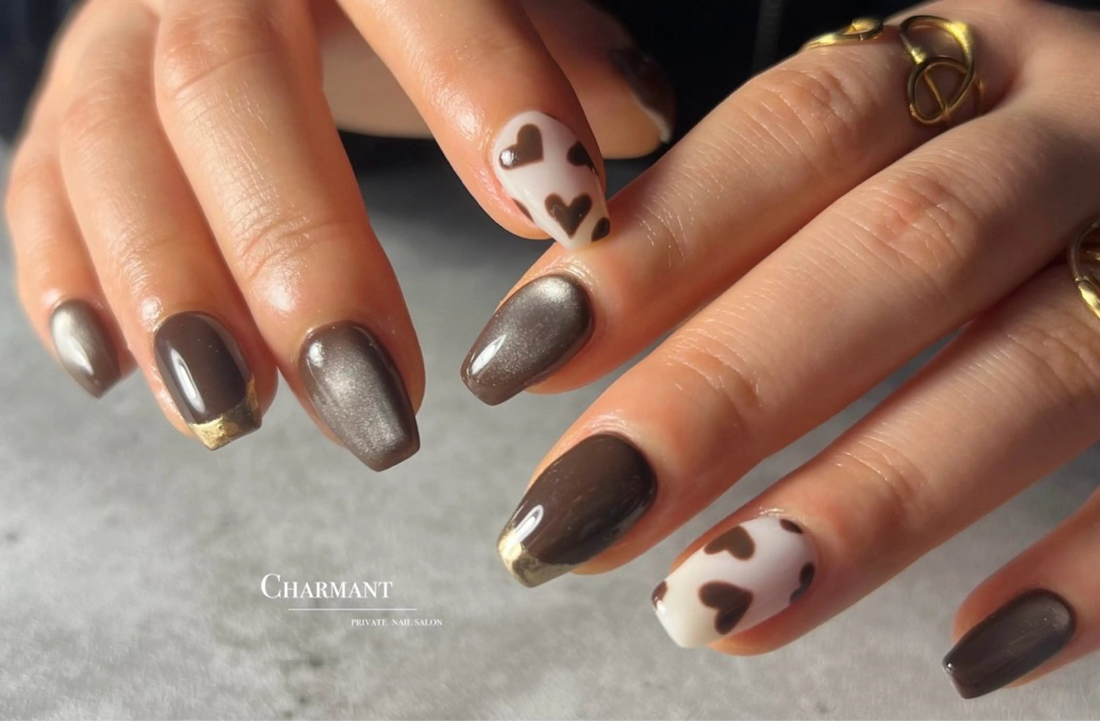 ネイル ハンドネイル Minako 【Charmant】のネイルデザイン