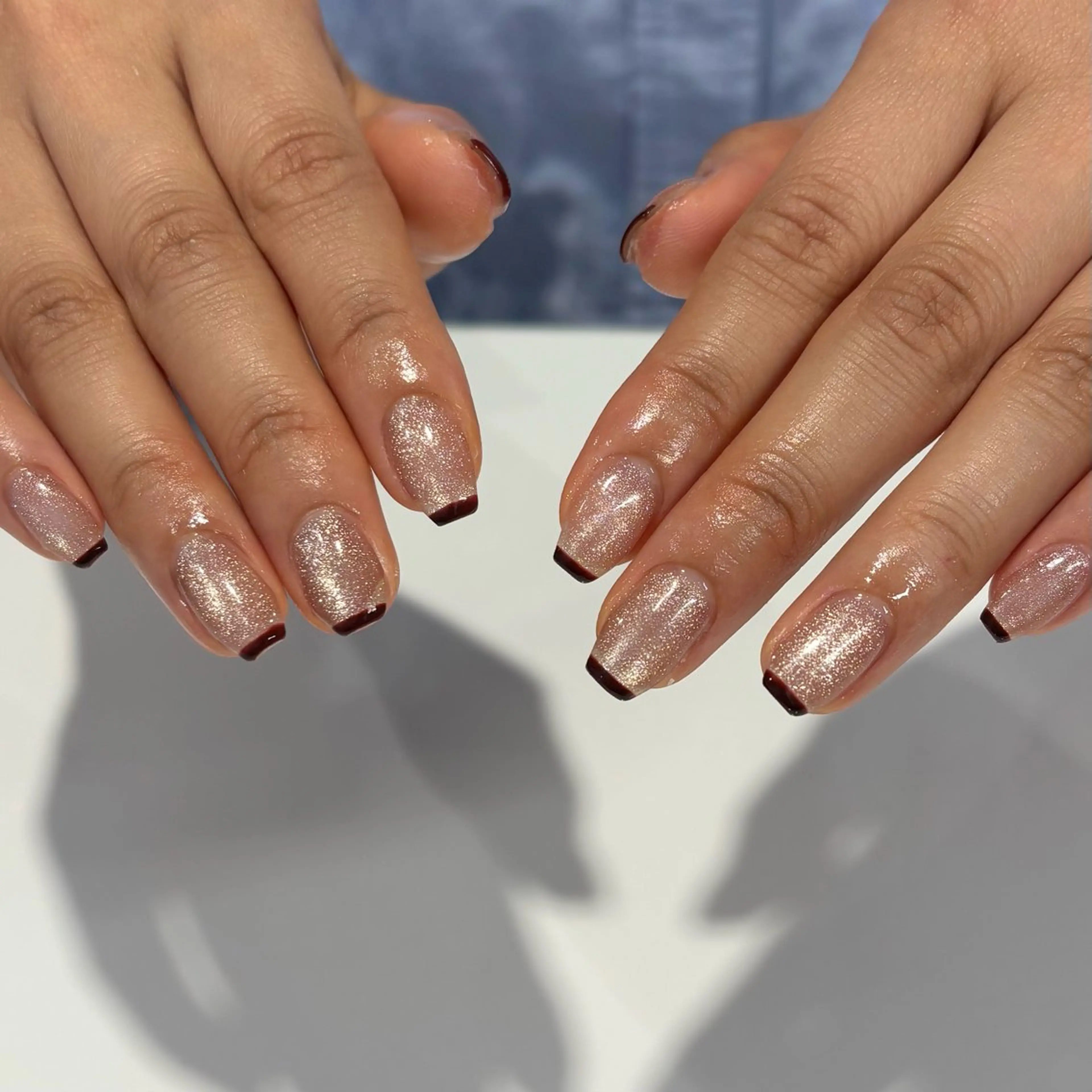 ネイル ボルドー フレンチネイル モデル様募集中♡ Kokomi🍮のネイルデザイン