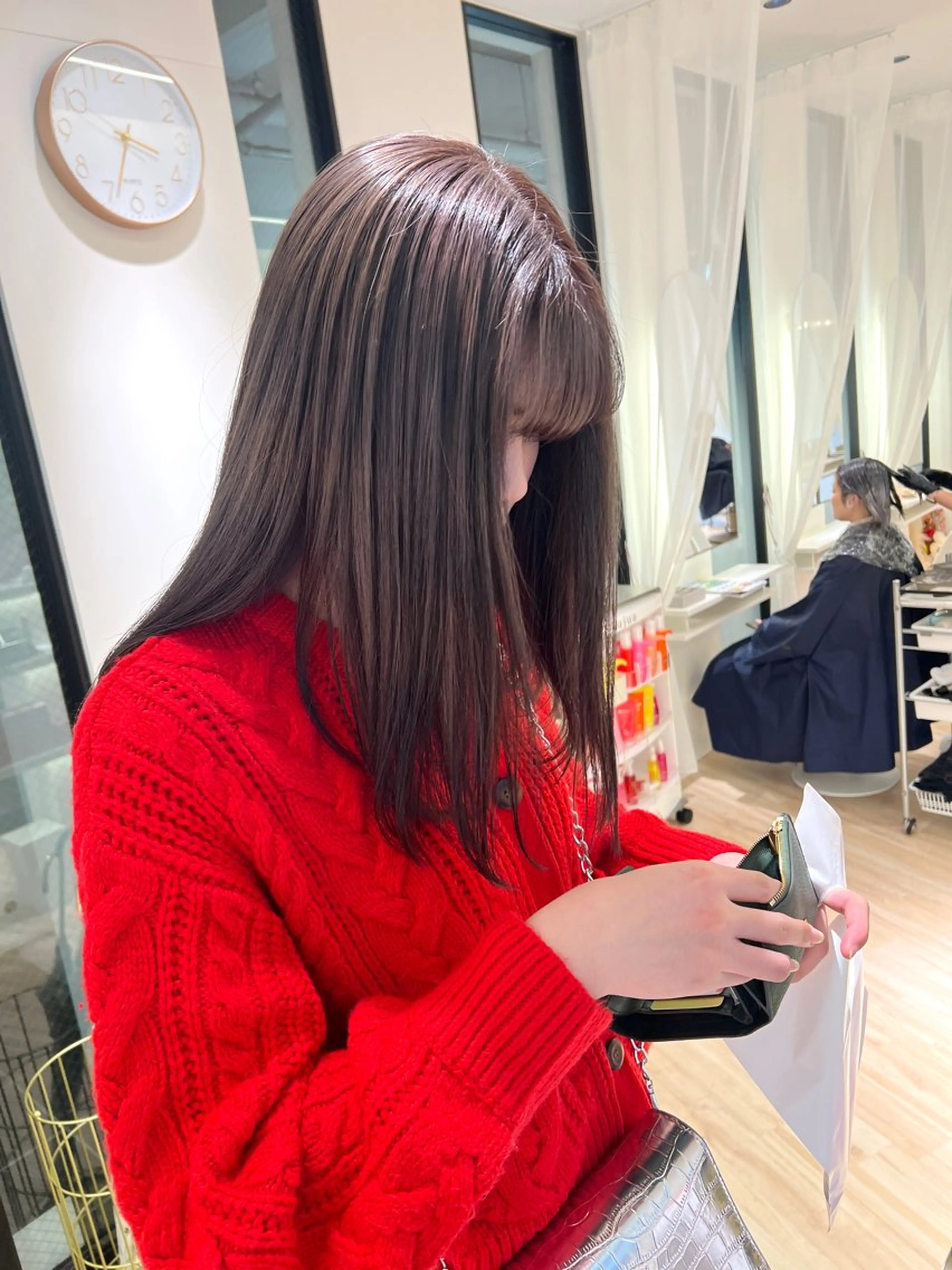 ロング カラー カット ヘアカラー ♡ParveMix NANO♡のヘアスタイル