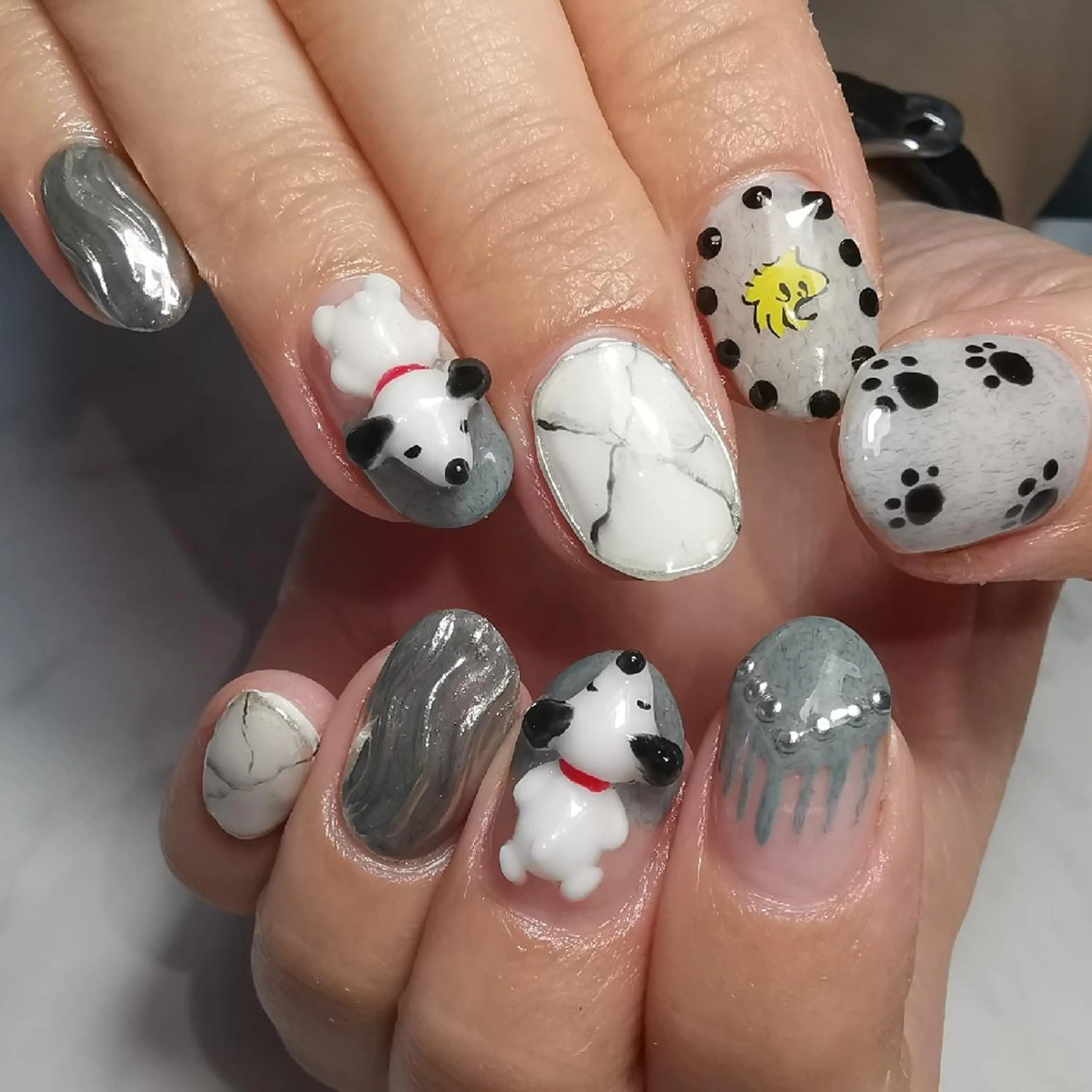 ネイル ミラーネイル ハンドネイル reve あやののネイルデザイン