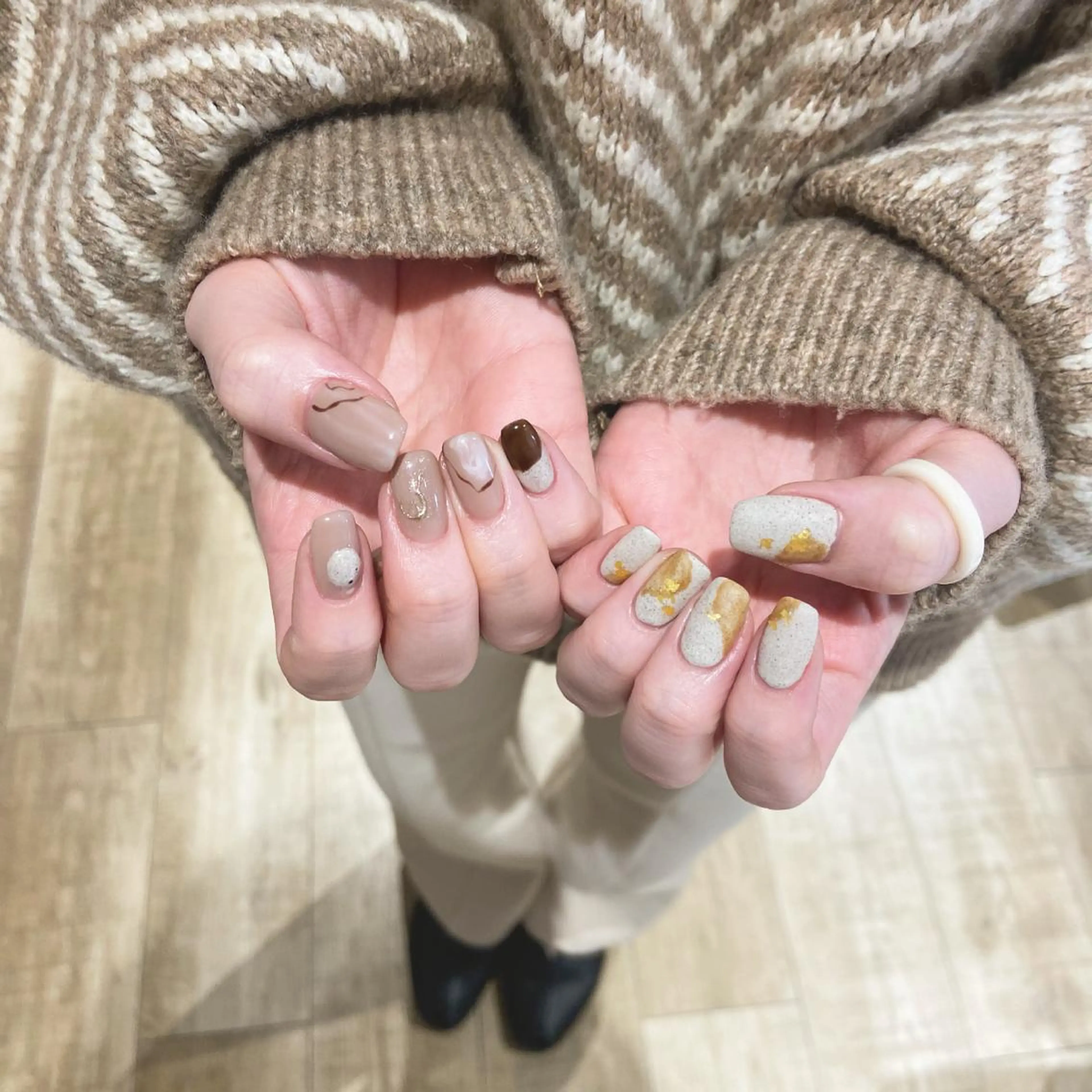 ネイル ハンドネイル happiness プライベートサロンのネイルデザイン