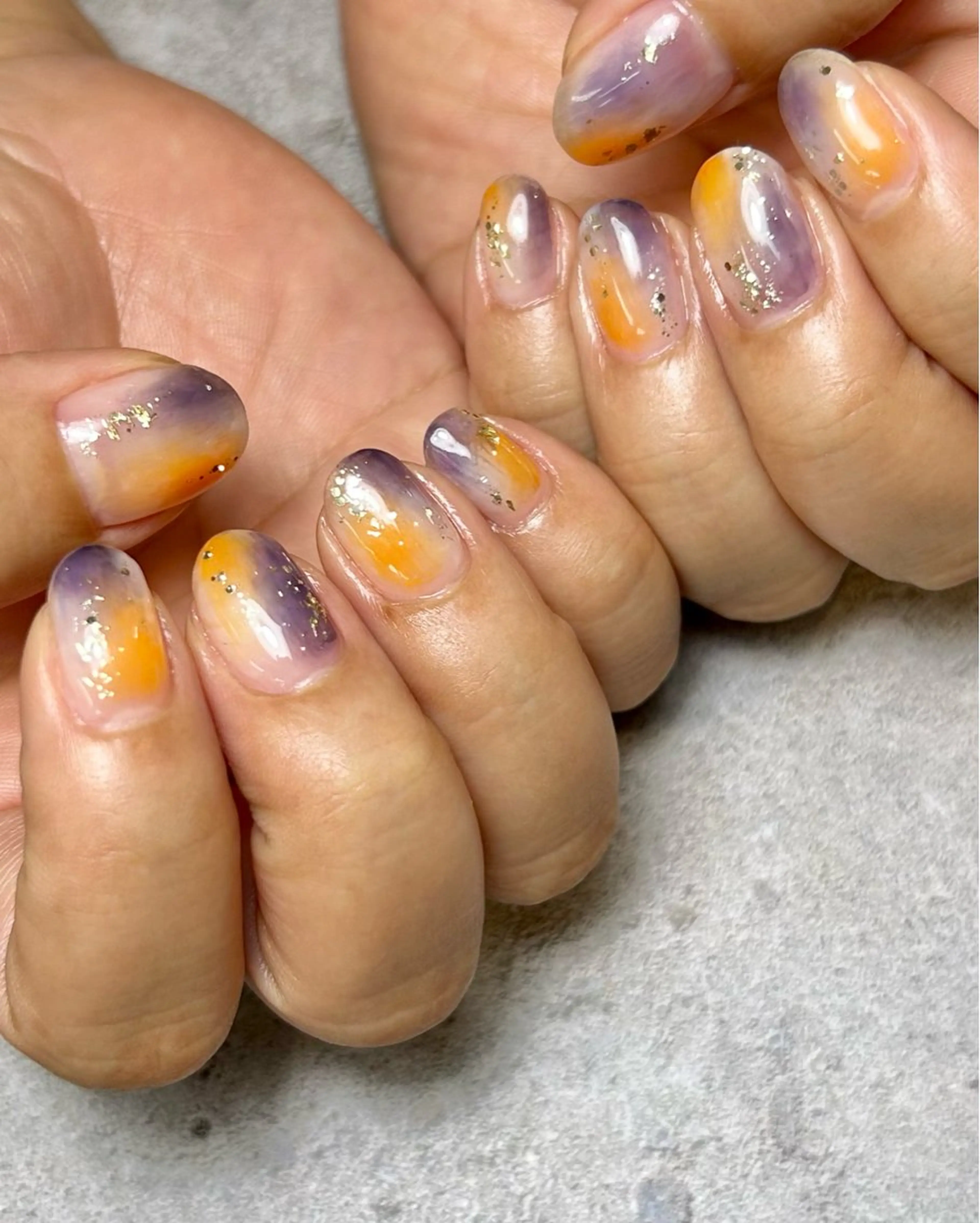 ネイル ハロウィン 持ち込み ハンドネイル Reflection marikoのネイルデザイン