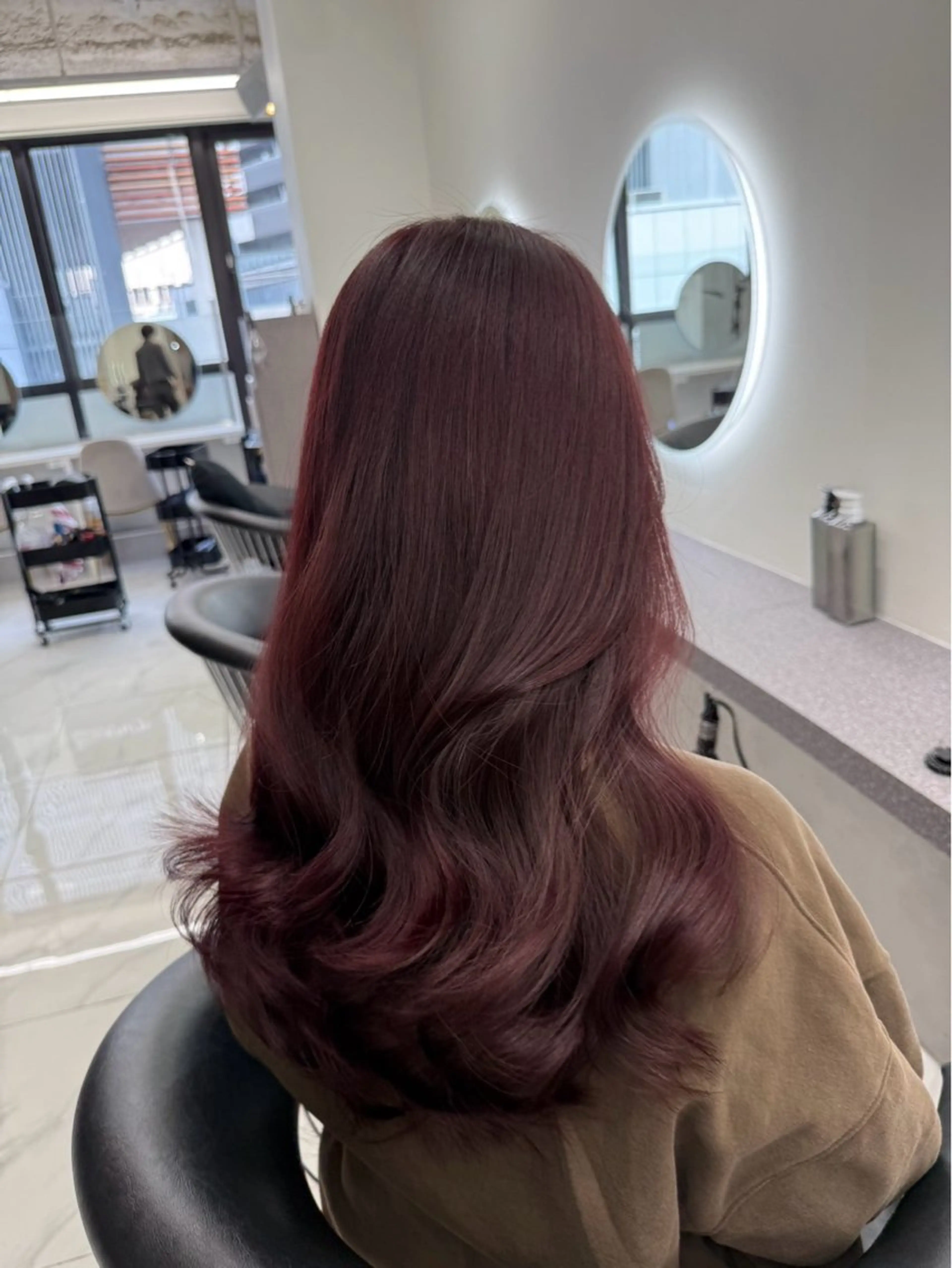 ロング カット ヘアカラー トリートメント 🌷HANA🌷 天王寺/透明感カラーのヘアスタイル