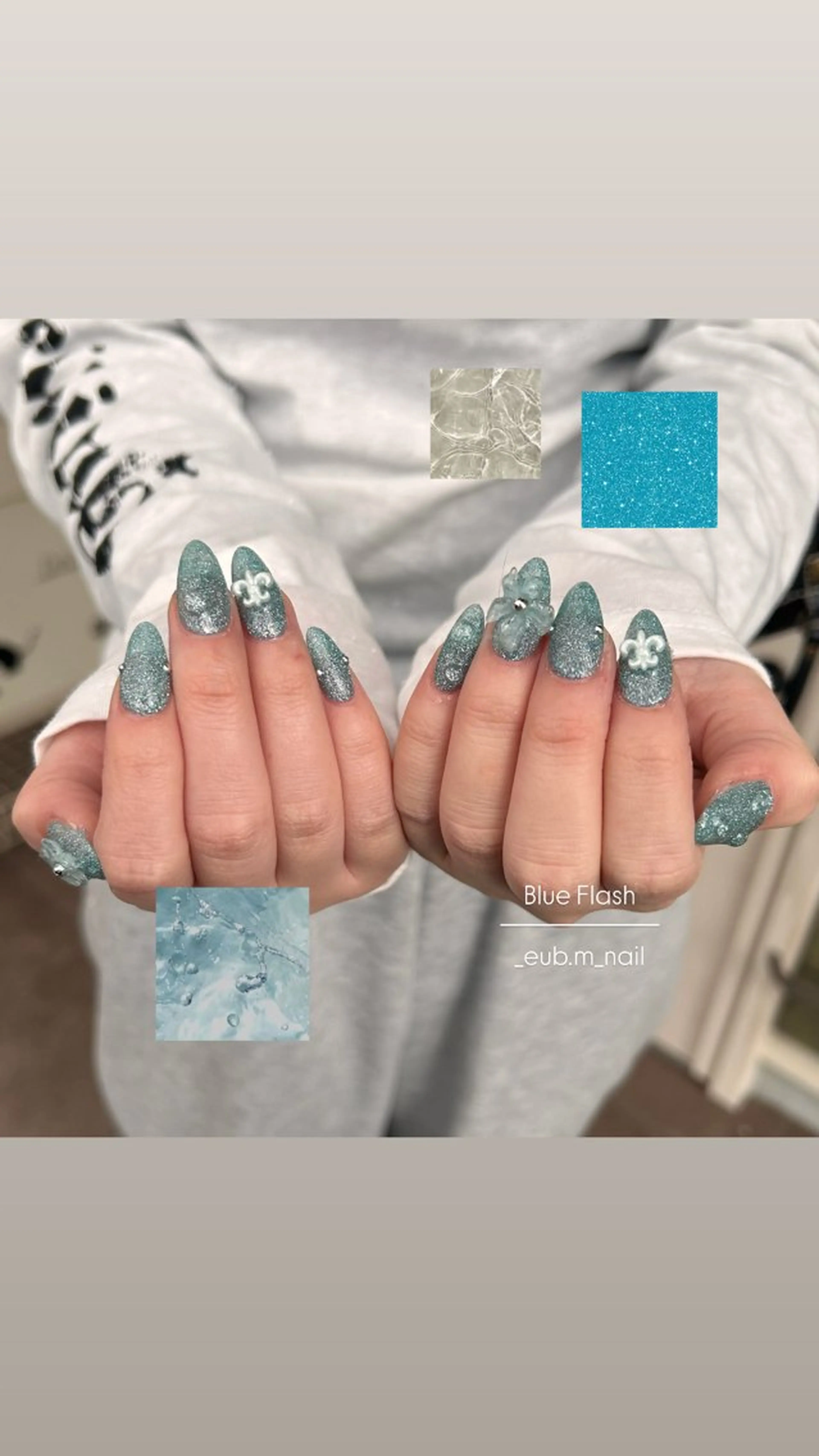 ネイル 成人式 ハンドネイル 深夜ネイルサロン eub.m_nailのネイルデザイン