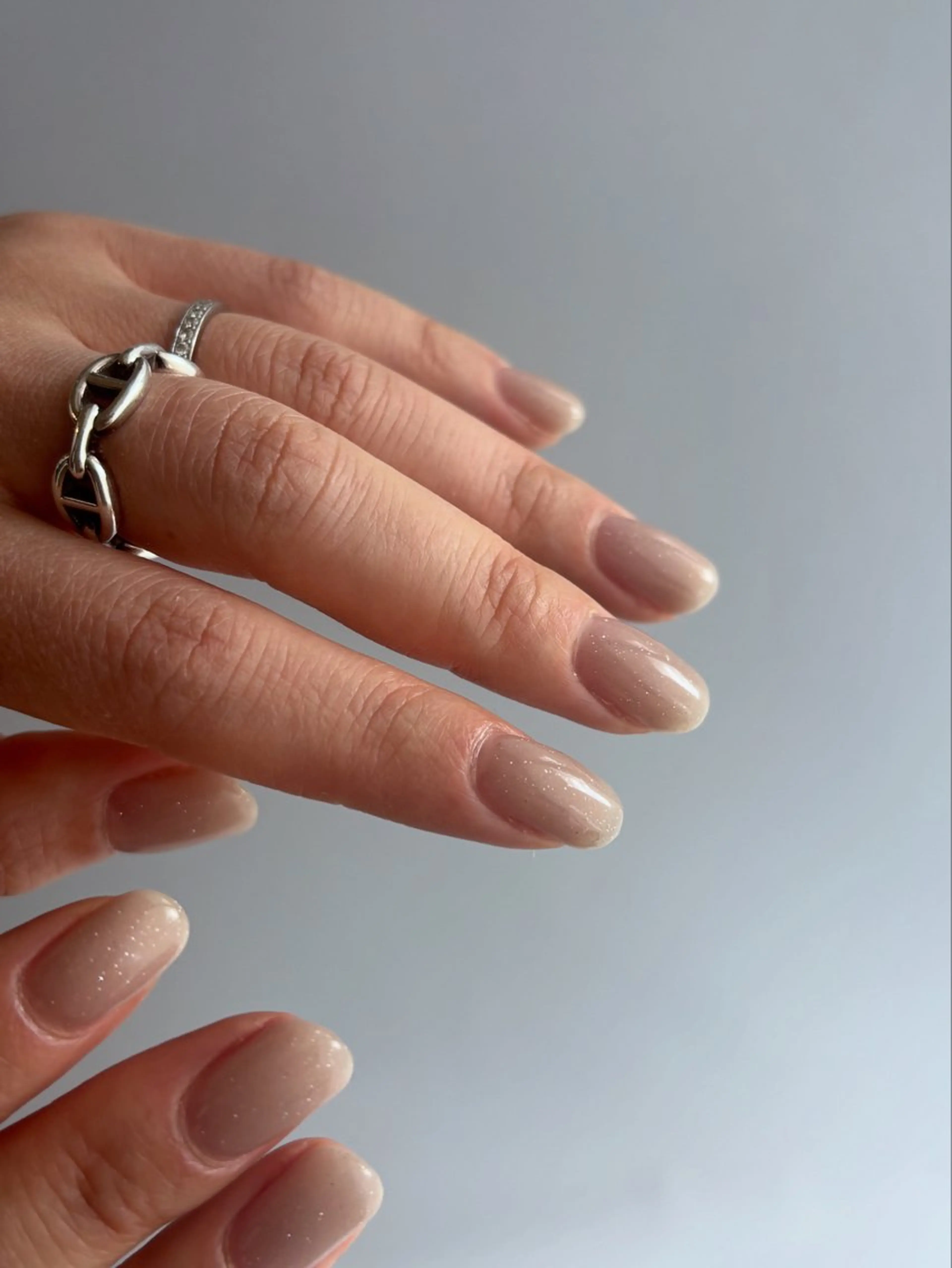 ネイル ラメ(グリッター) 冬ネイル クリスマス ハンドネイル Elio所属・Elio 国泰寺のネイルデザイン