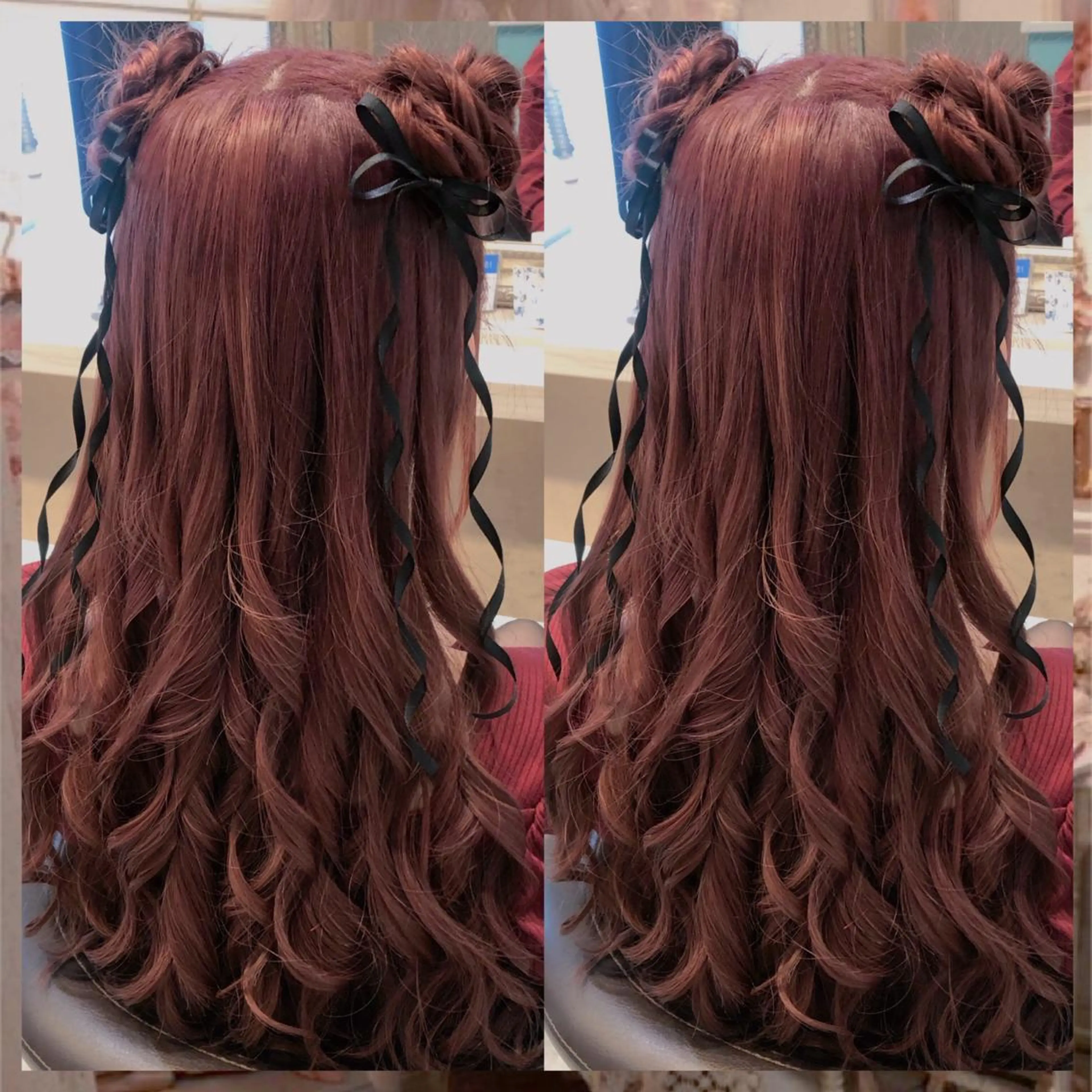 ロング ヘアアレンジ お団子ヘア ツインテール Kanami ❤︎のヘアスタイル