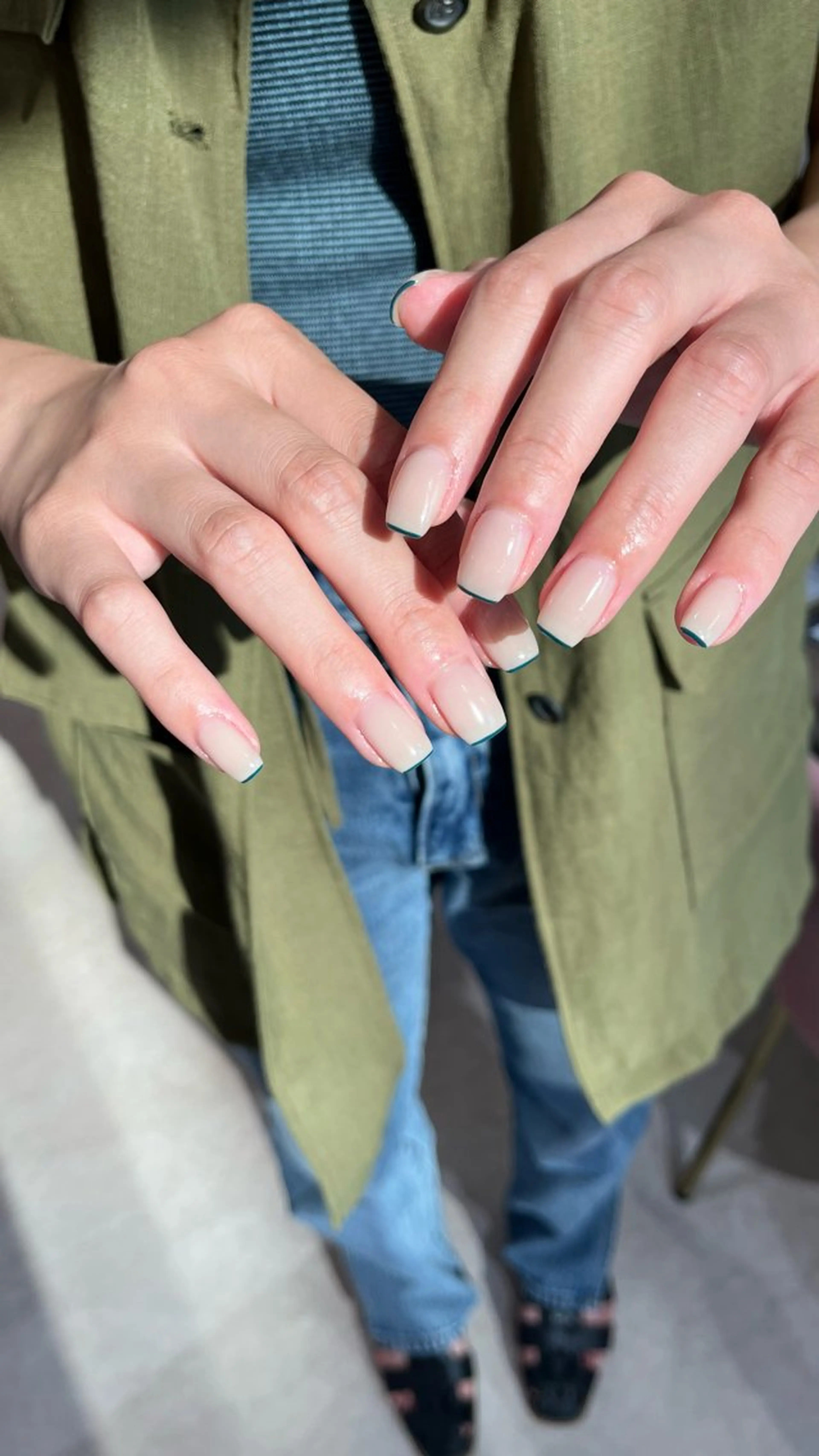 ネイル オフィスネイル シンプルネイル CLALA Makoのネイルデザイン