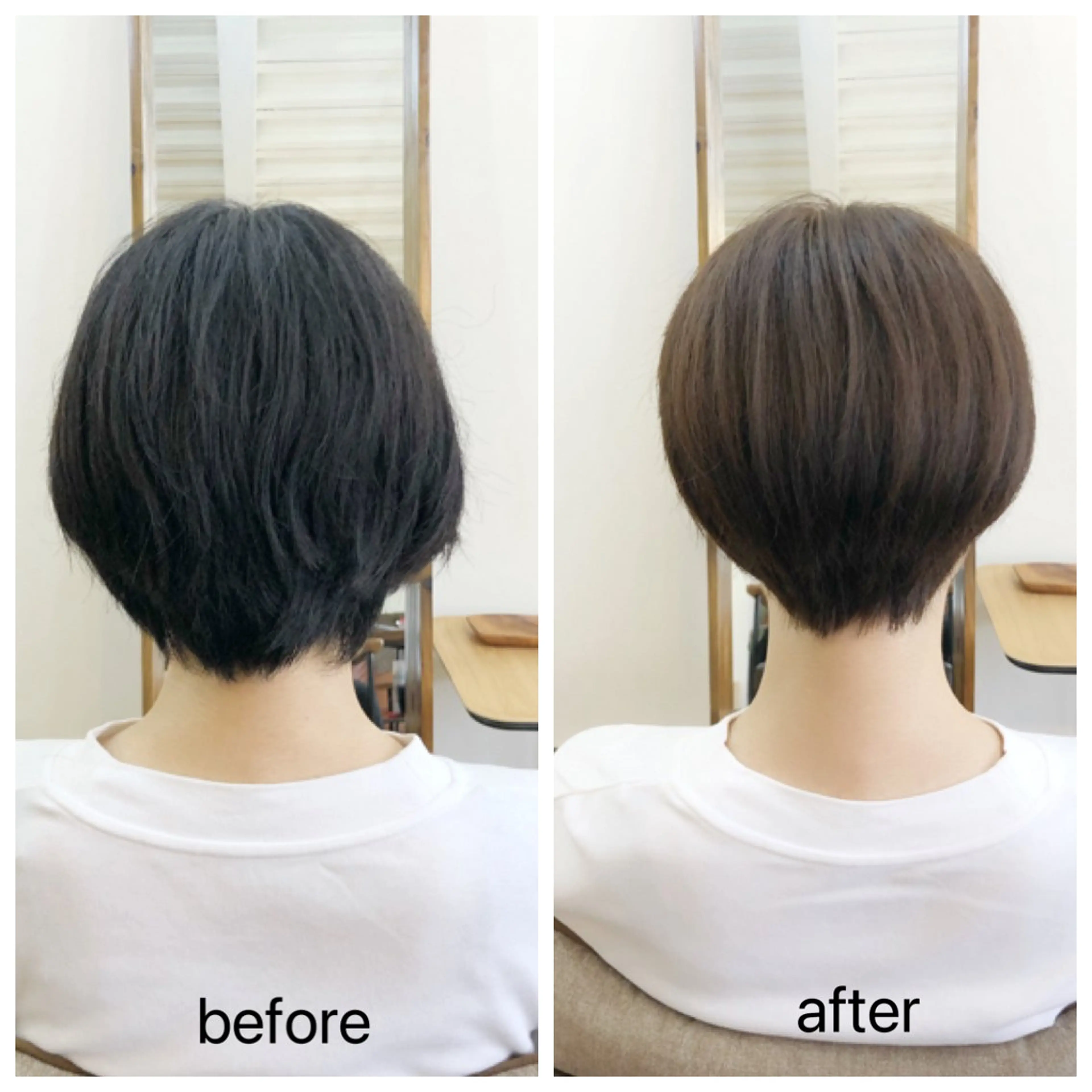 ショート カラー nest  のヘアスタイル