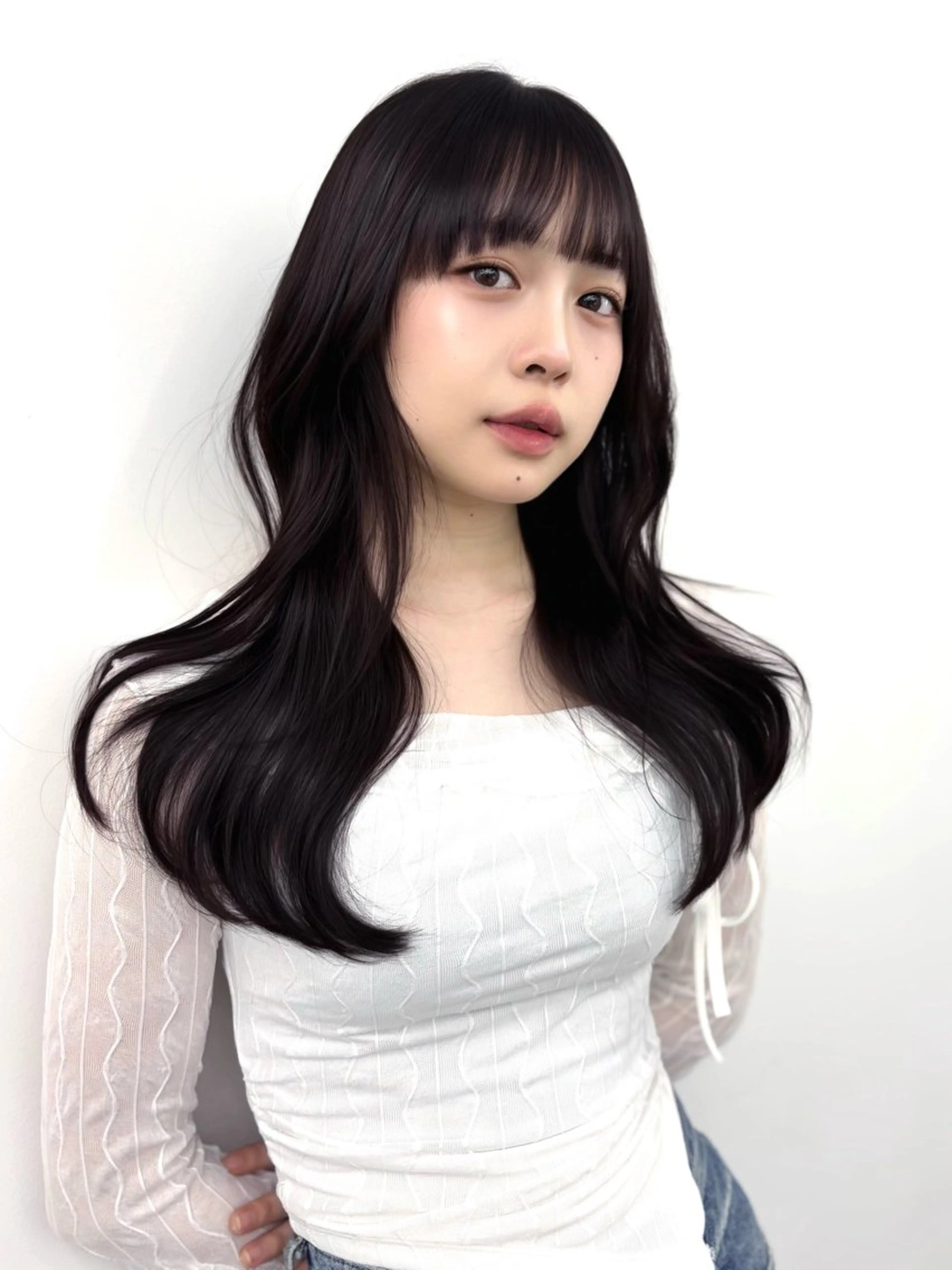 ロング カラー ヘアカラー トリートメント 🫧いちの 🫧のヘアスタイル