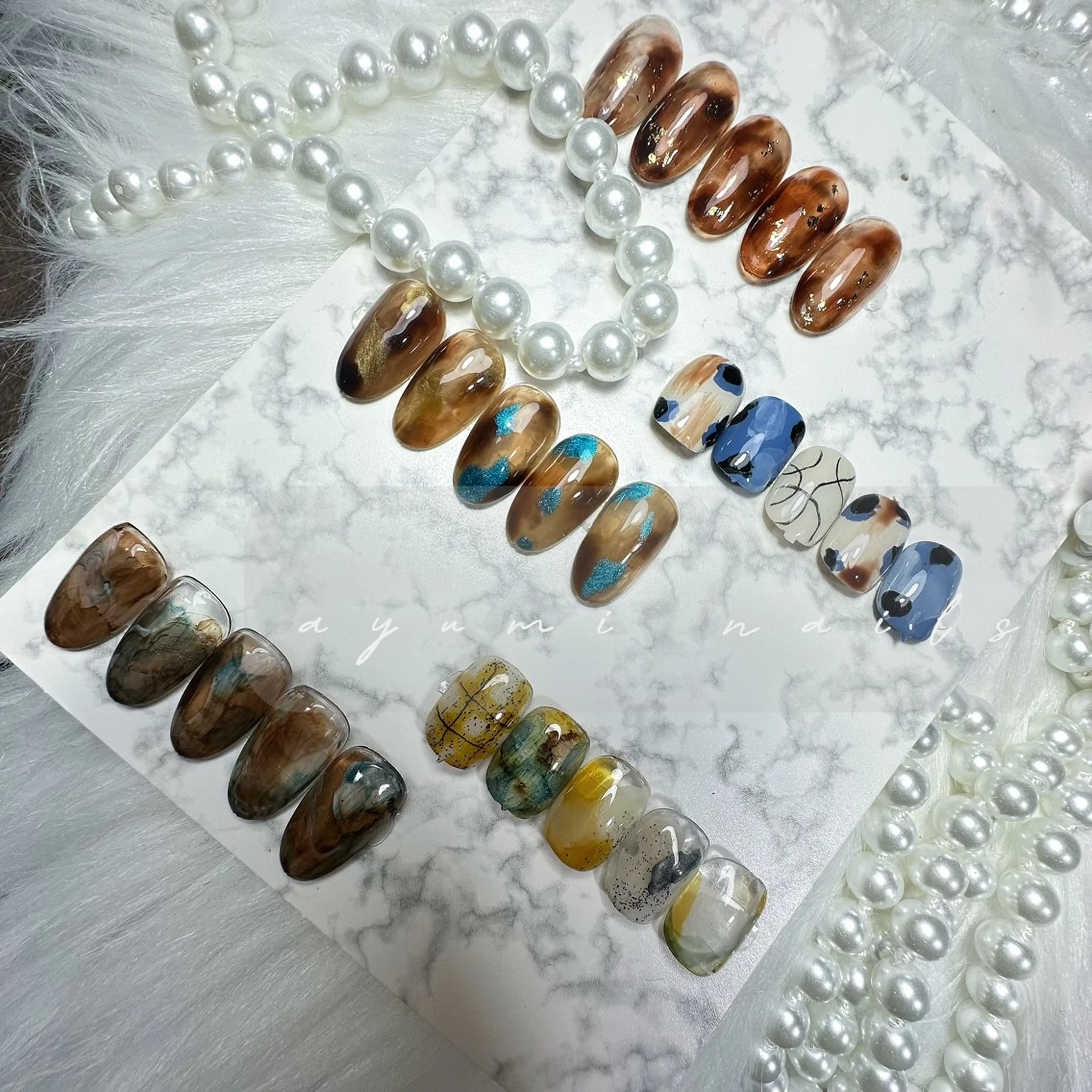 ネイル べっ甲ネイル Ayumi nails川崎店のネイルデザイン