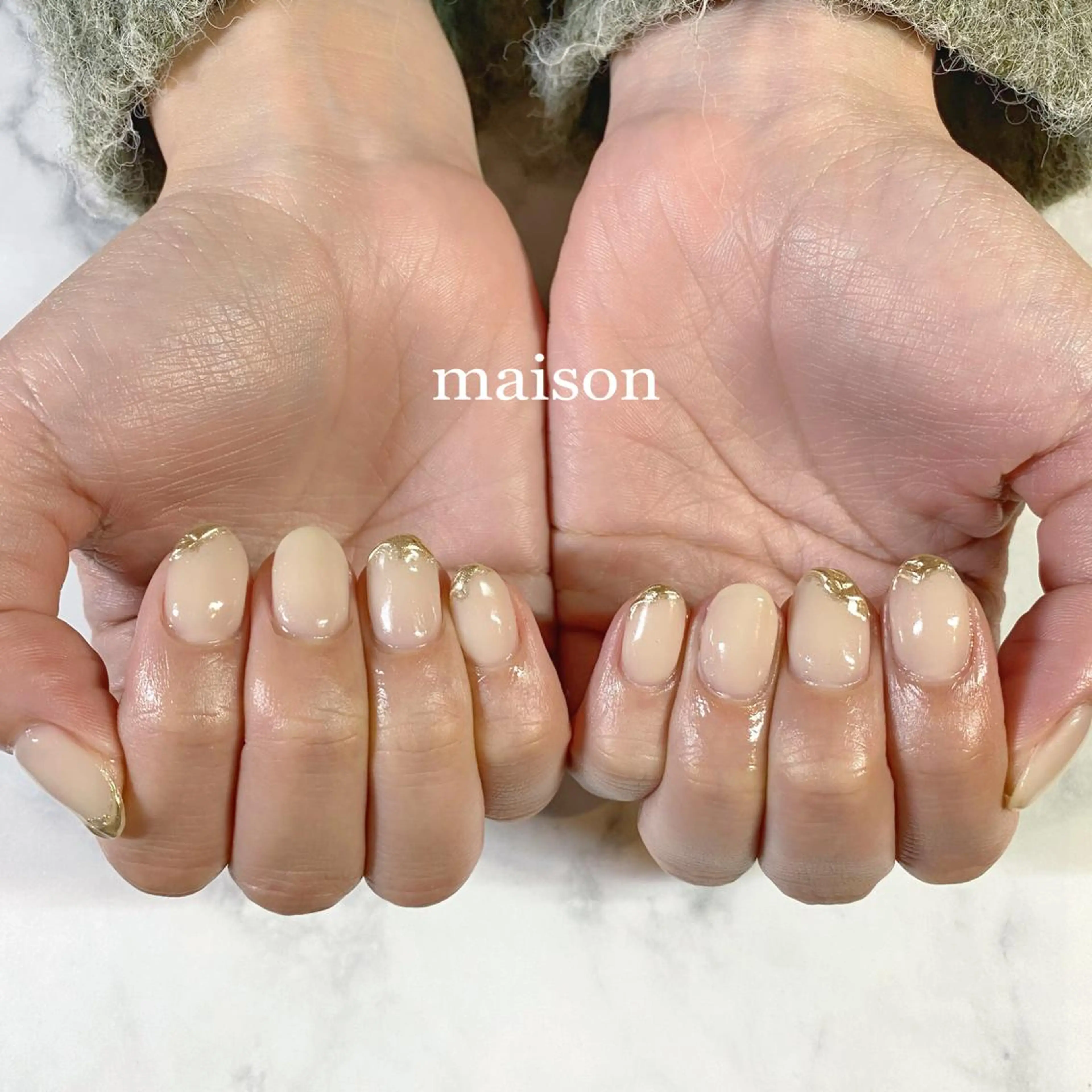 ネイル ミラーネイル ハンドネイル ISHIHARA KANAのネイルデザイン