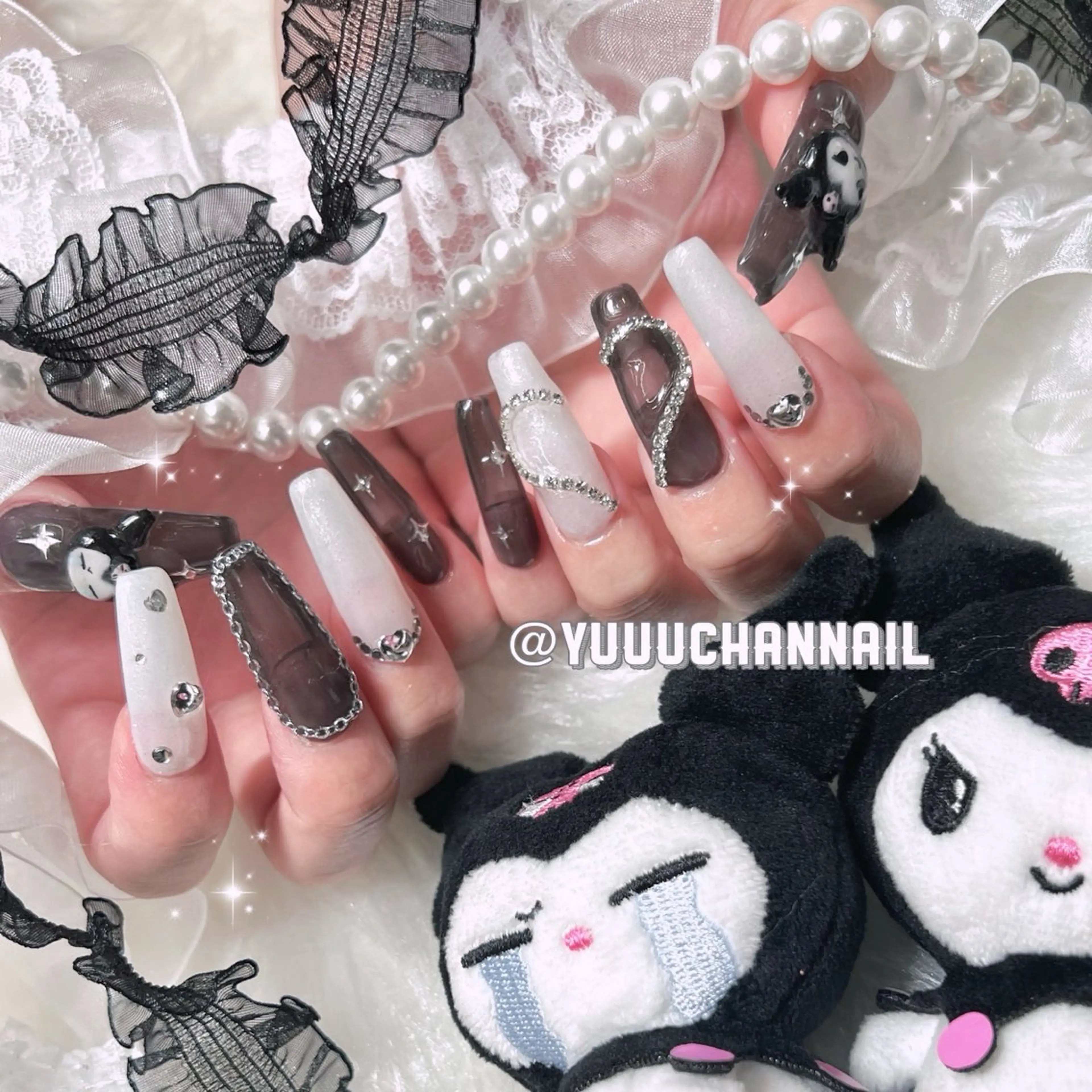 ネイル 痛ネイル🩷渋谷 🧸Yunaのネイルデザイン