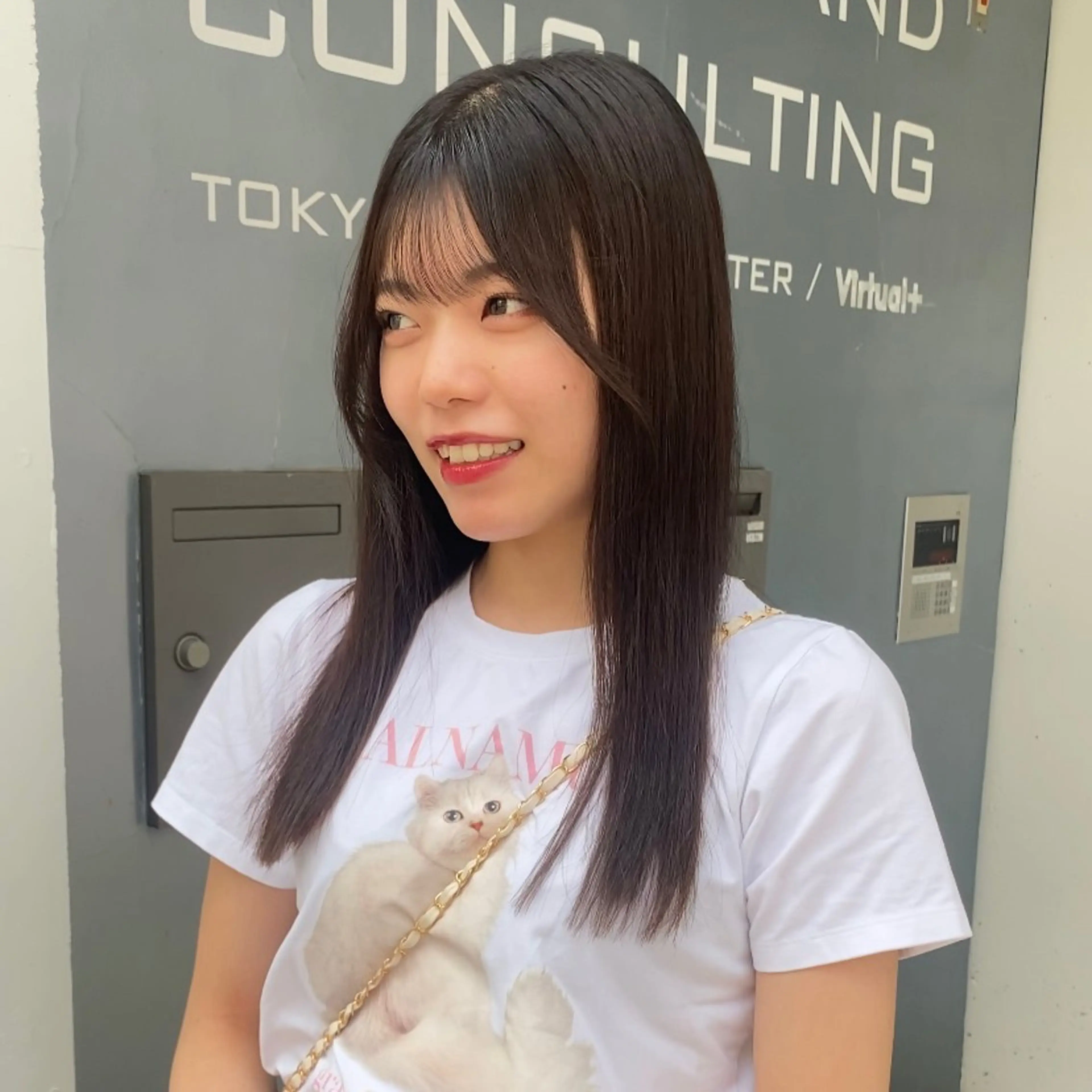 セミロング カラー カット ヘアカラー 縮毛矯正 noa/ 渋谷のヘアスタイル