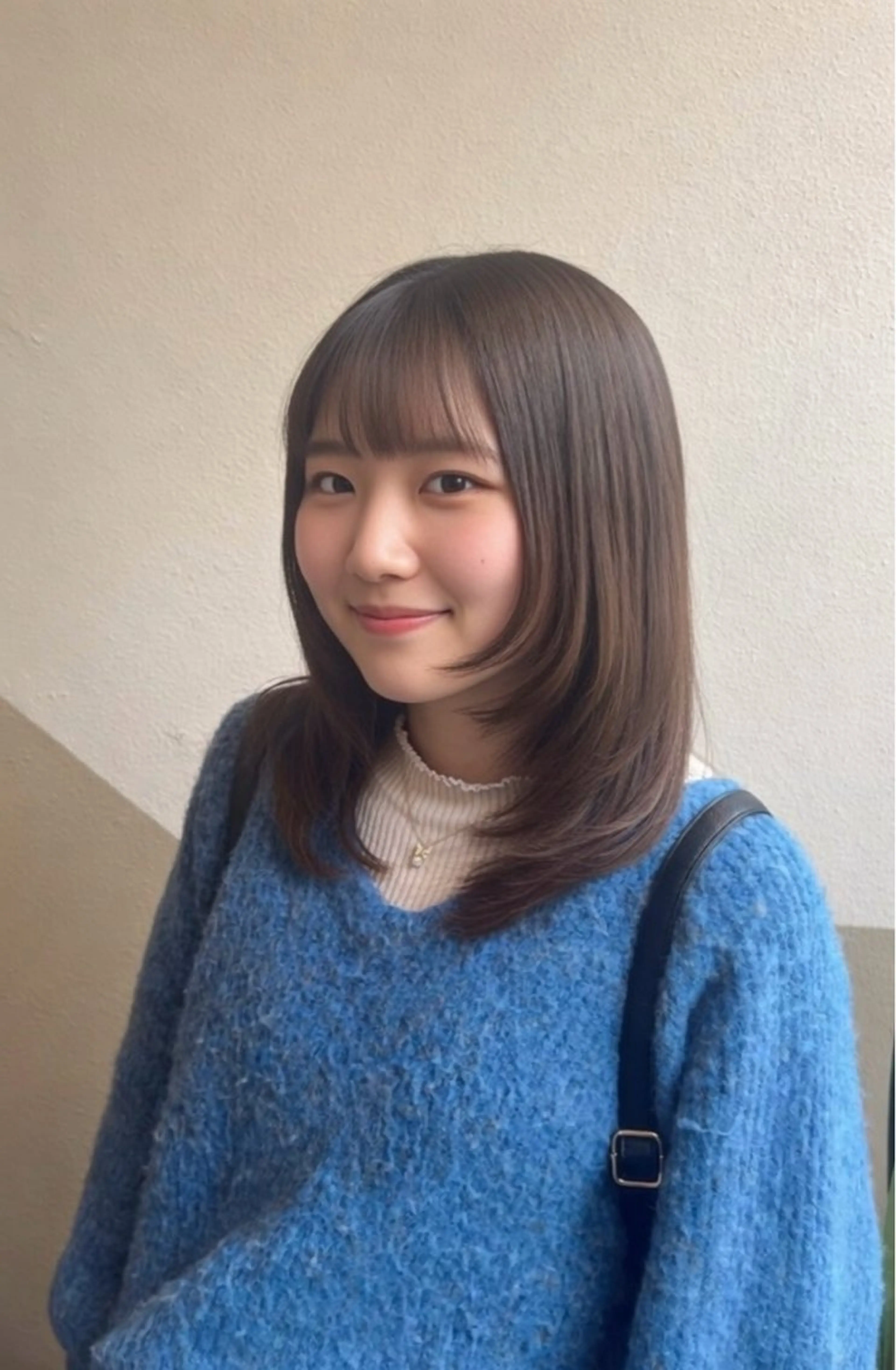 セミロング カット ヘアカラー トリートメント レイヤー/髪質改善/ ボブ/井上　陽のヘアスタイル